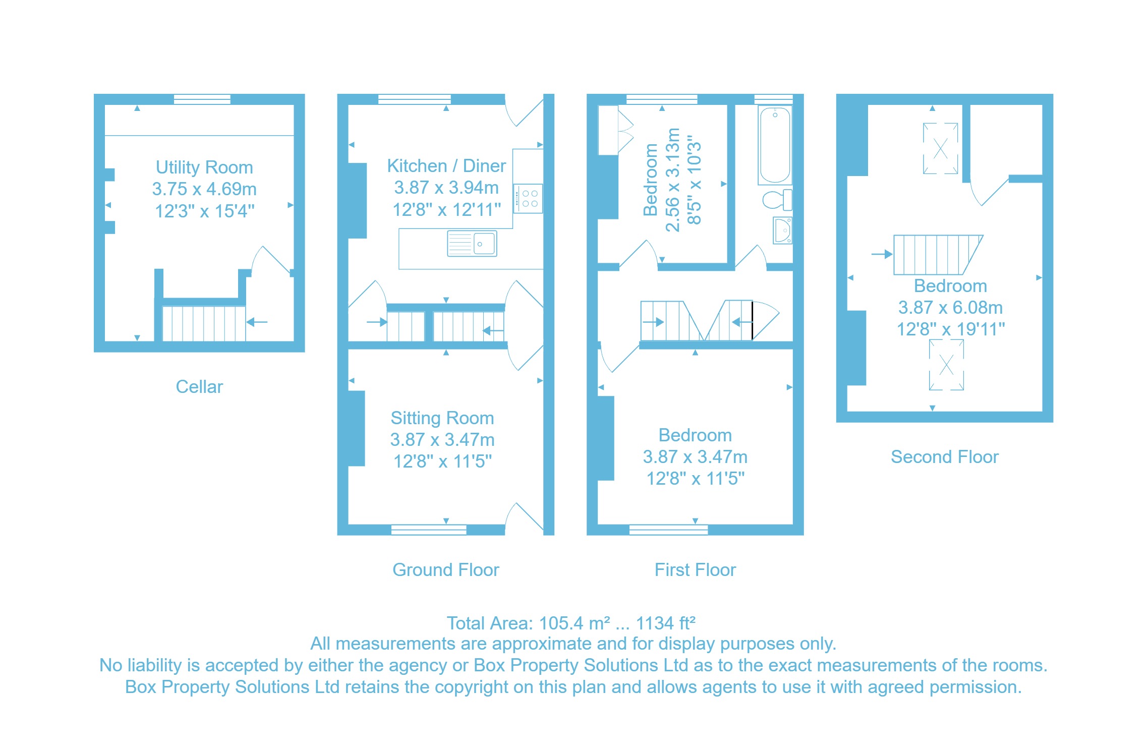 21, Stanley Street, West Yorkshire floorplan