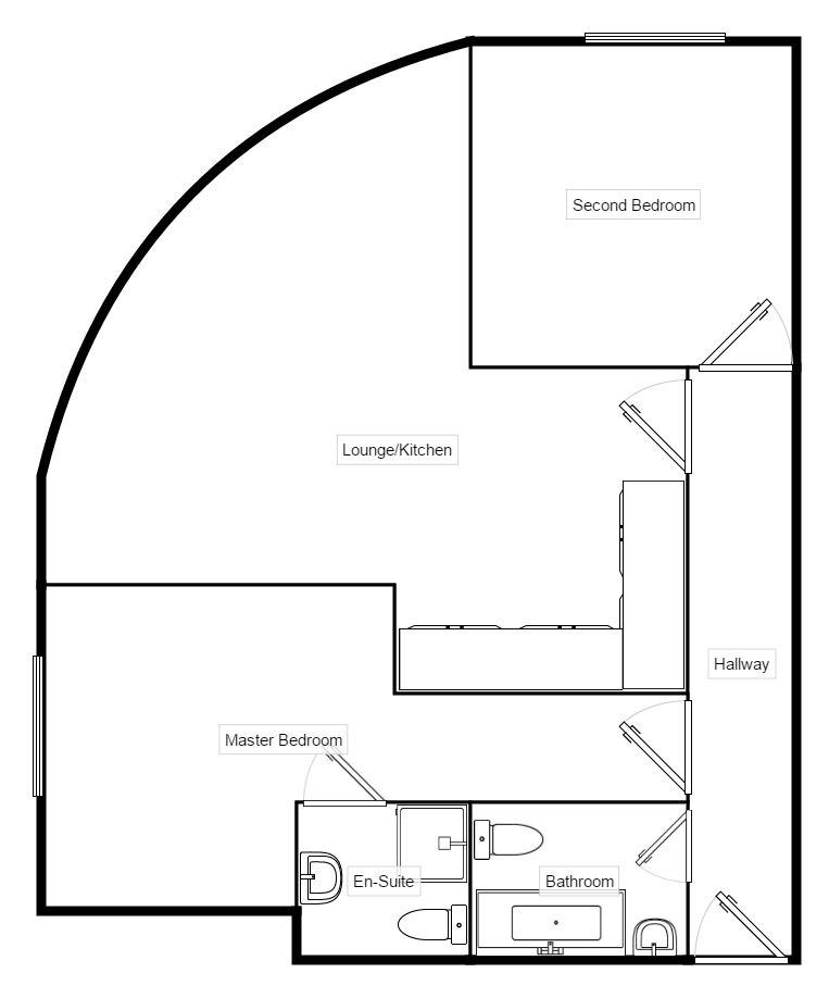 2 Bedrooms Flat to rent in St. Sepulchre Gate, Doncaster DN1