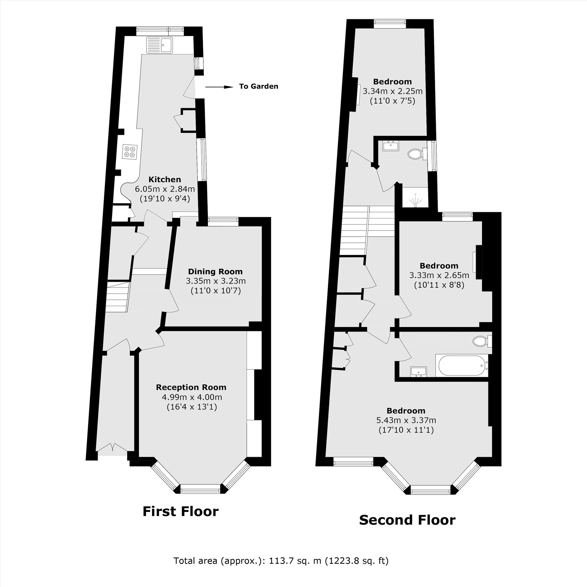 2A, Hillfield Road, London floorplan