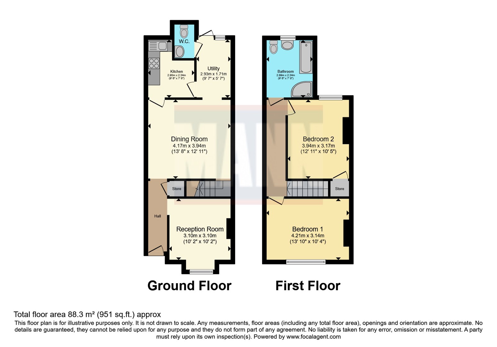 Priory Road, Croydon floorplan