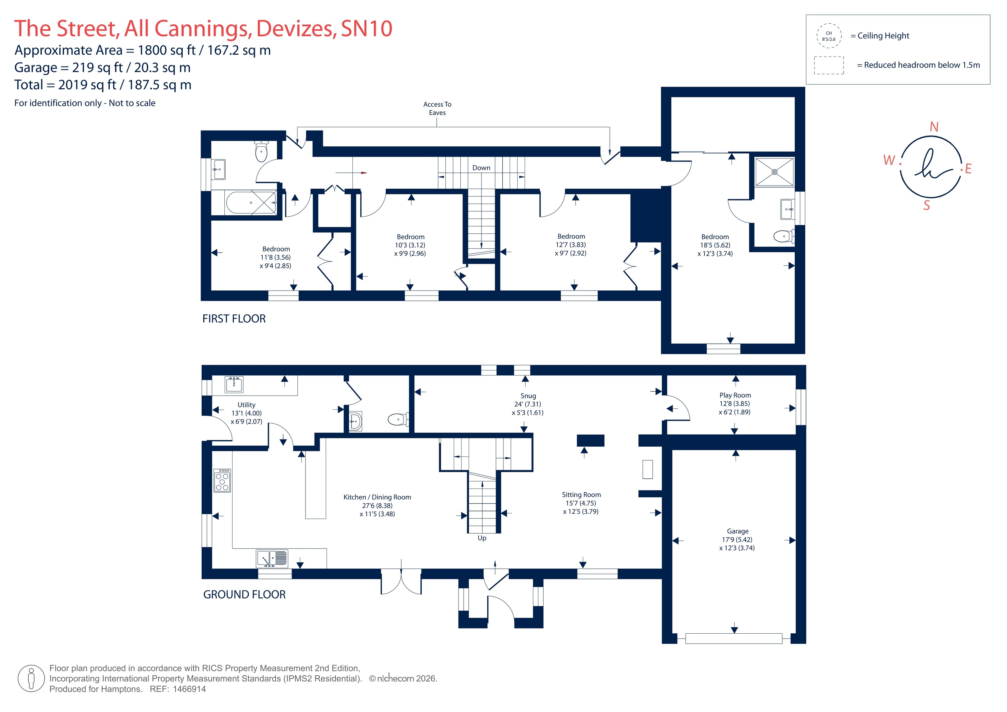Sunnyside, The Street, All Cannings floorplan