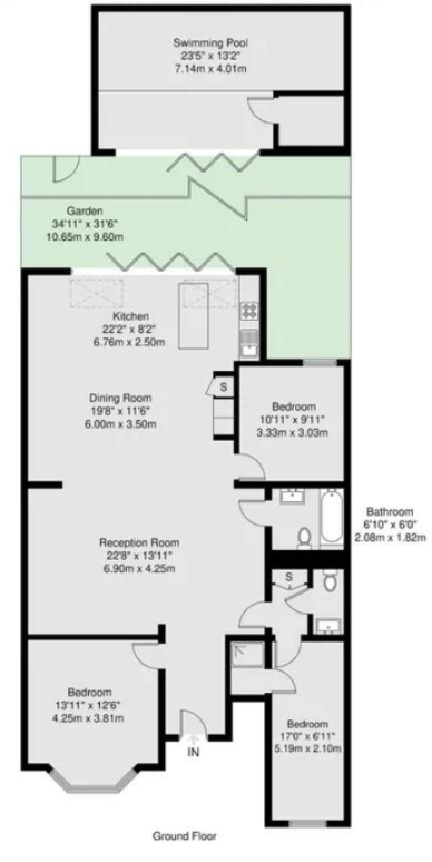 110, The Vale, Golders Green floorplan