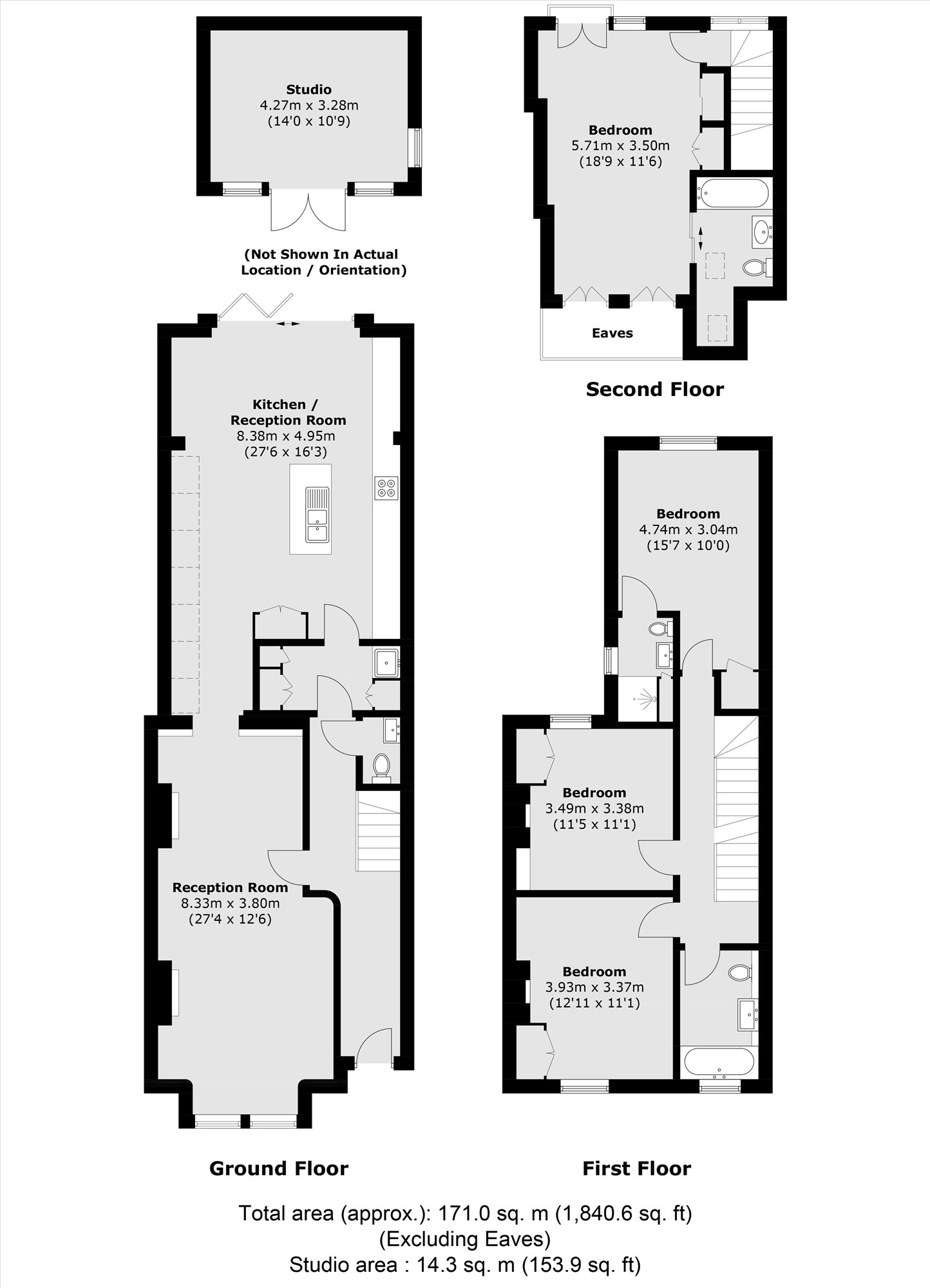 85, Antrobus Road, London floorplan