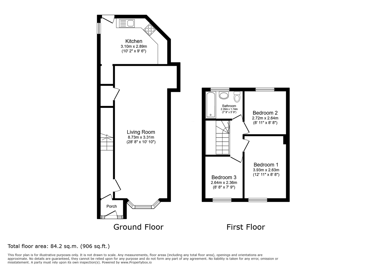 104, Coombes Lane, Birmingham floorplan