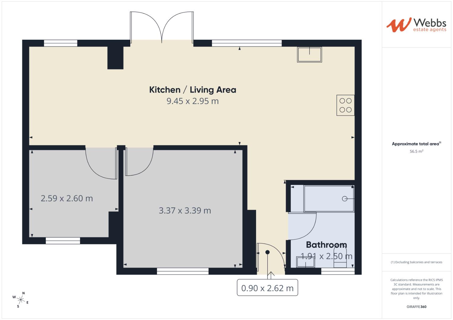 52, Lichfield Road, Walsall floorplan