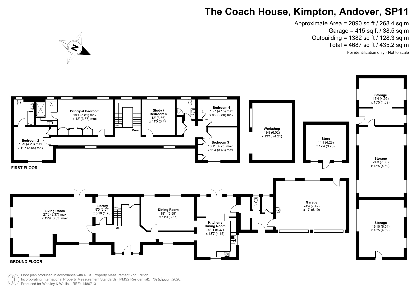 The Coach House,, Kimpton, Hampshire floorplan