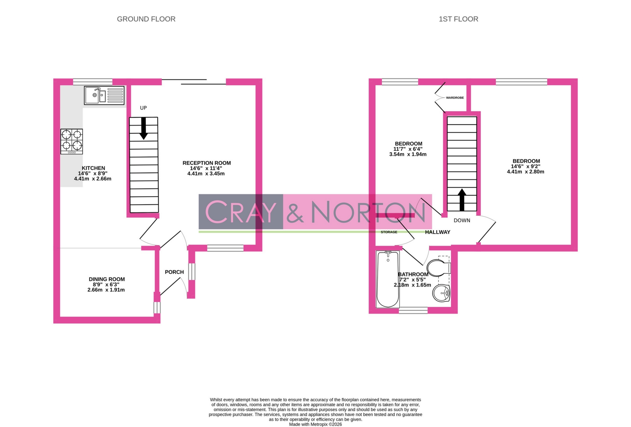 3, Saffron Close, Croydon floorplan