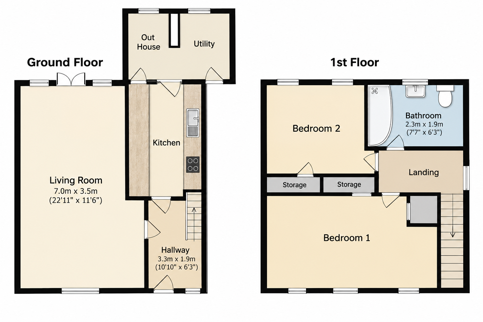 Ward Place, Mansfield floorplan