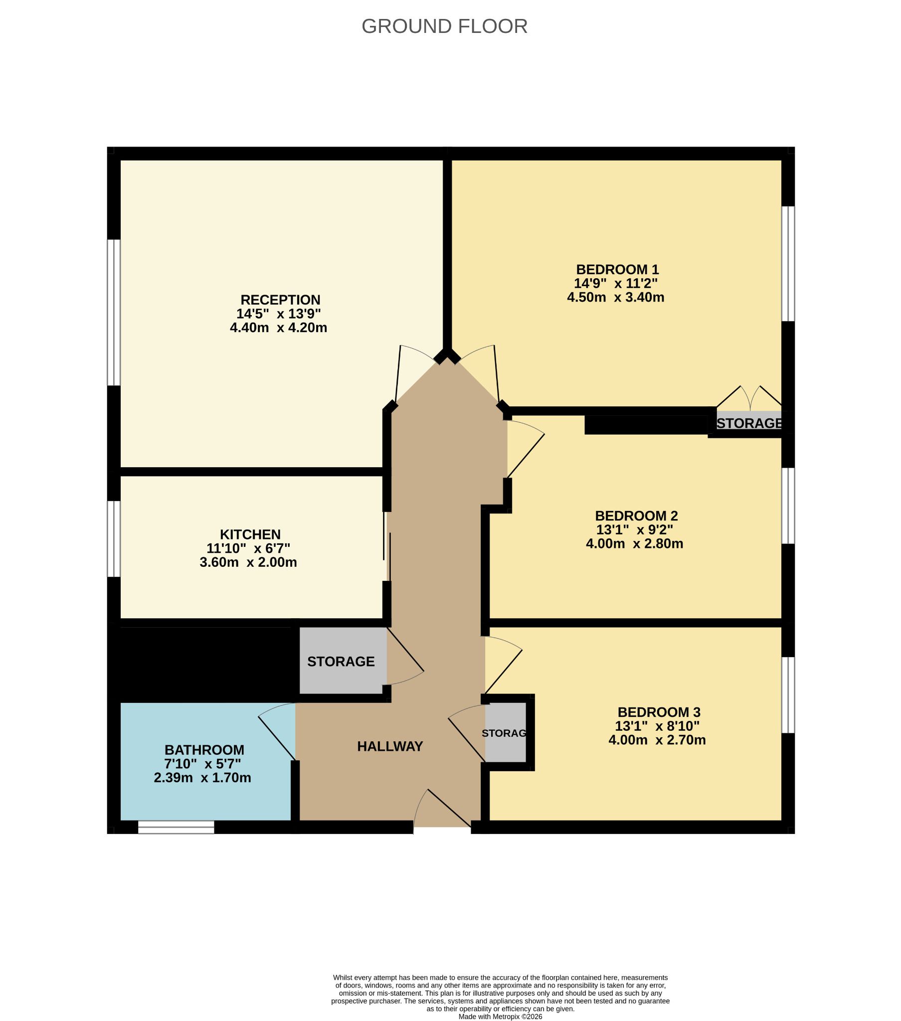 71, Langton Crescent, Glasgow floorplan