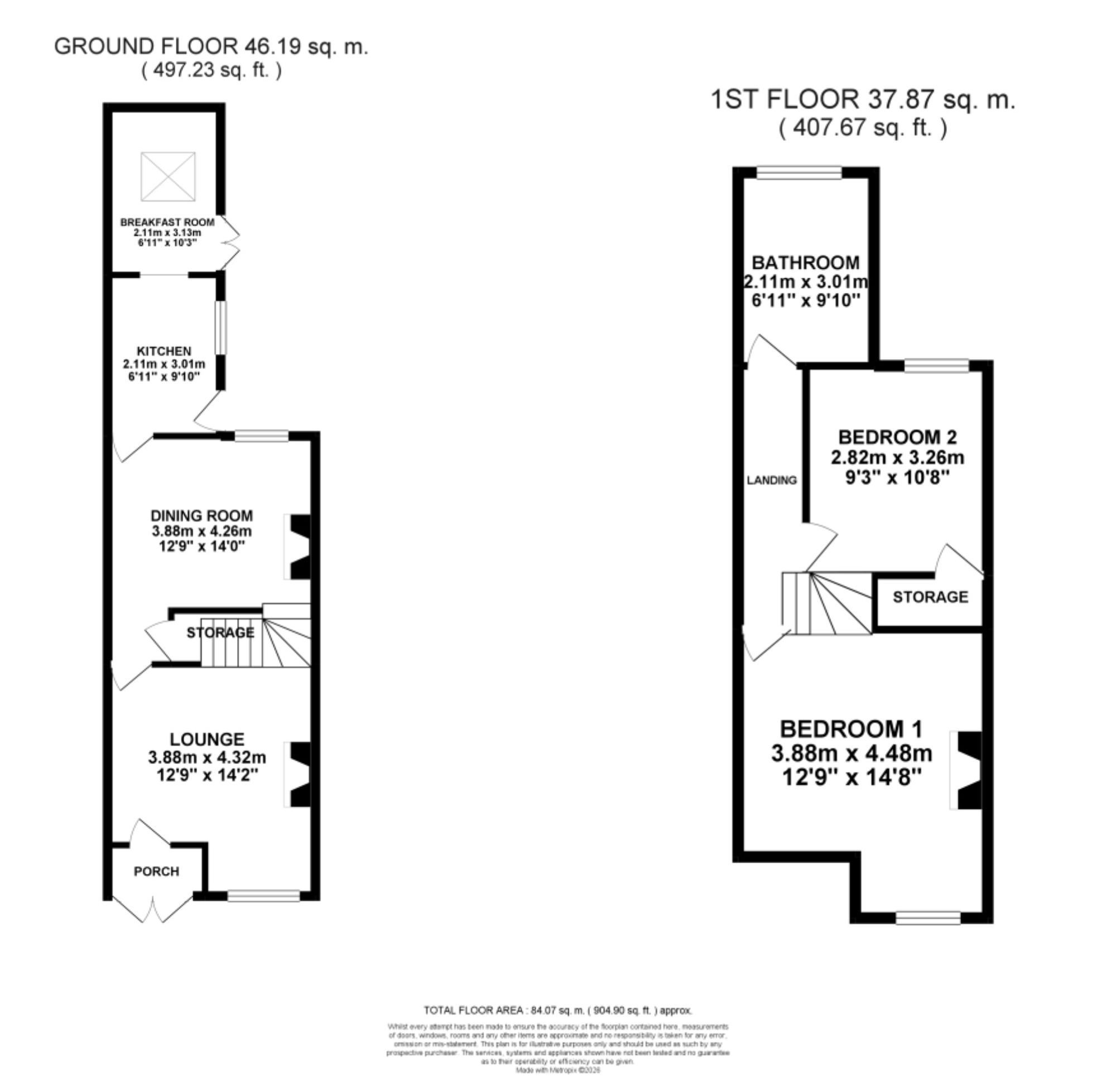 3 Gable Cottages Blythe Bridge Road, Stoke-On-Trent floorplan