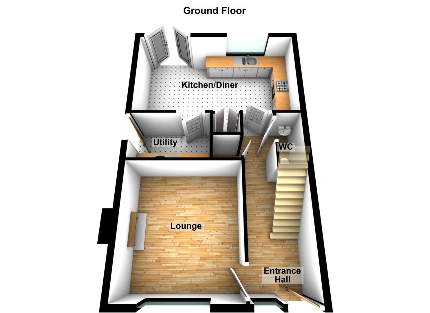 Site 1, Rockfield Park, Portaferry floorplan