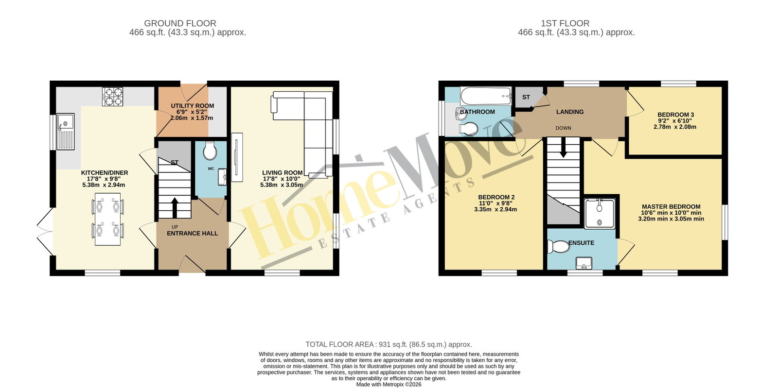 11, Diamond Drive, Corby floorplan