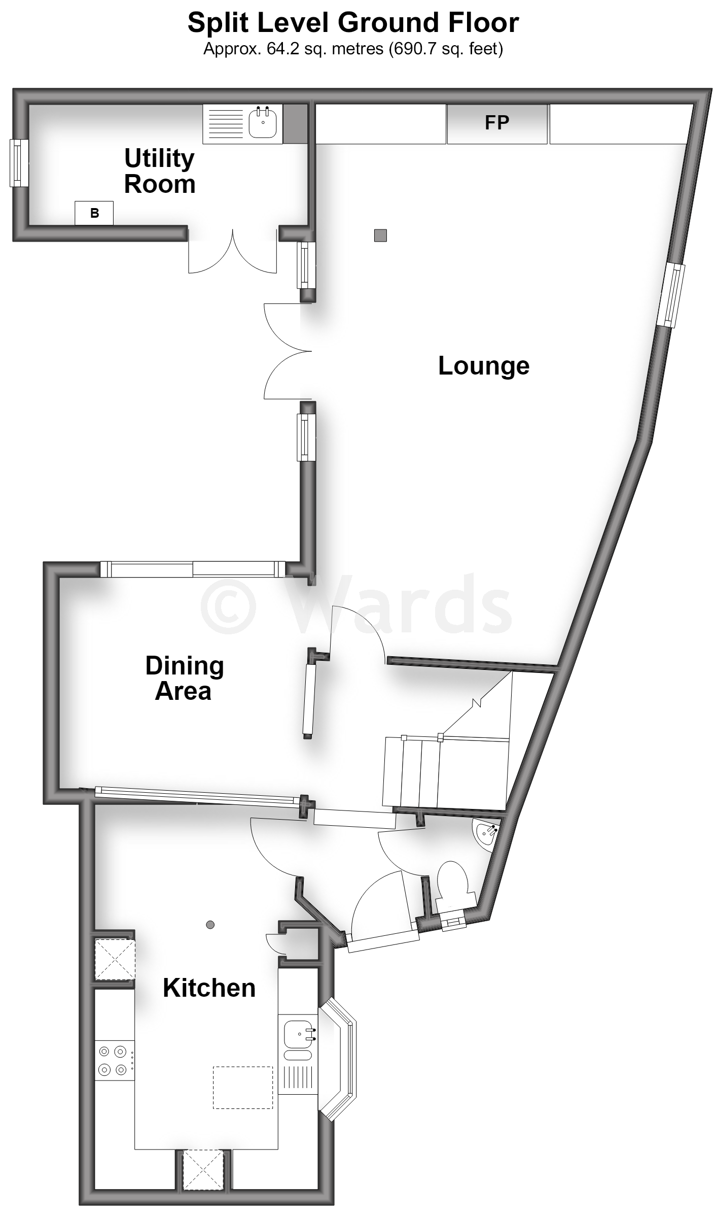 10A, Bowling Street, Sandwich floorplan