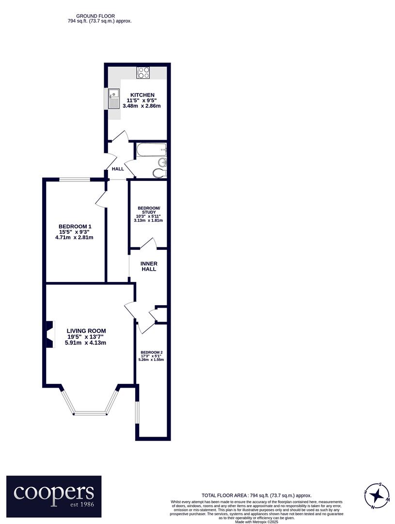 76, Harefield Road, Uxbridge floorplan