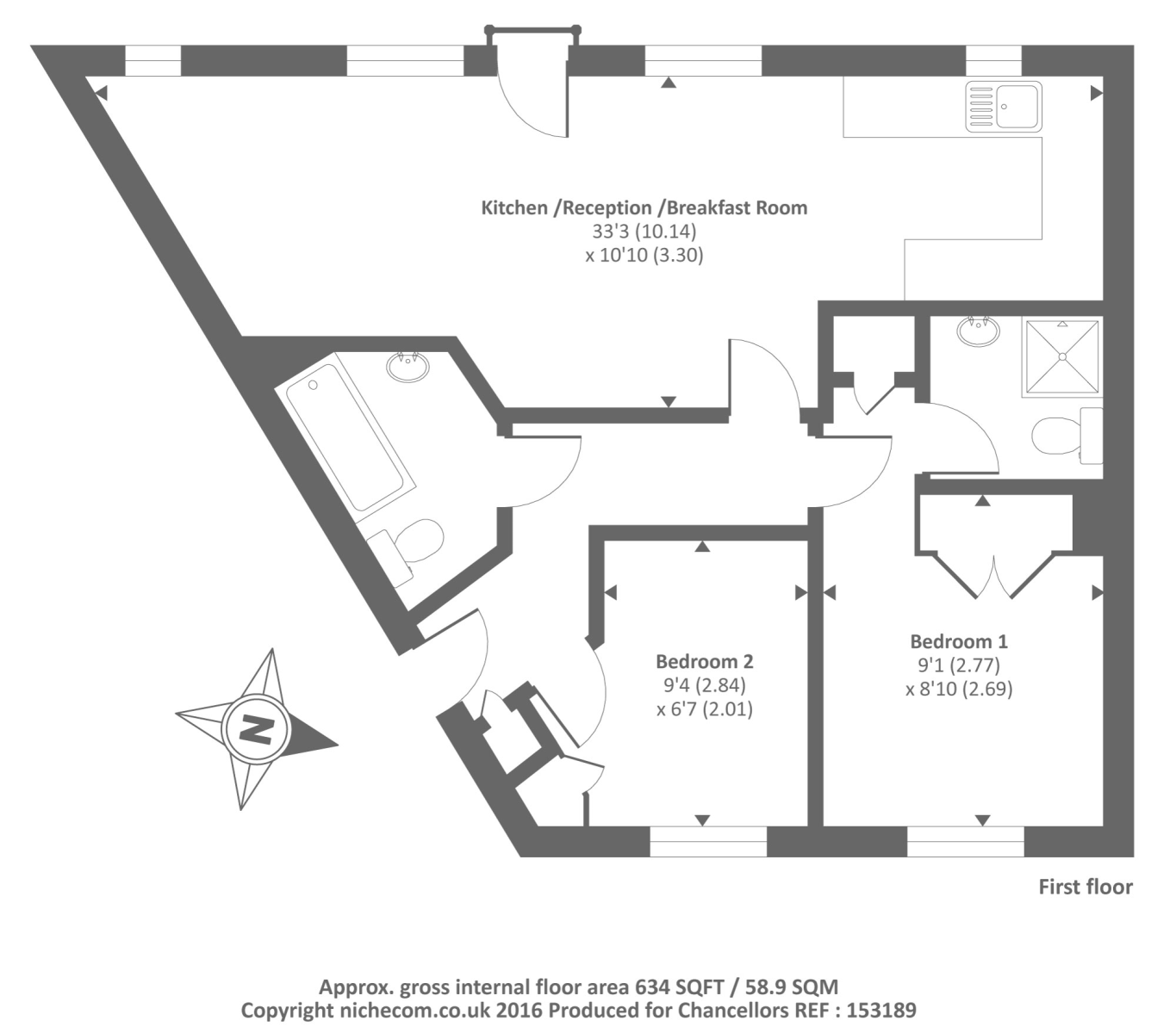 2 Bedrooms Flat to rent in Newbury, Berkshire RG14