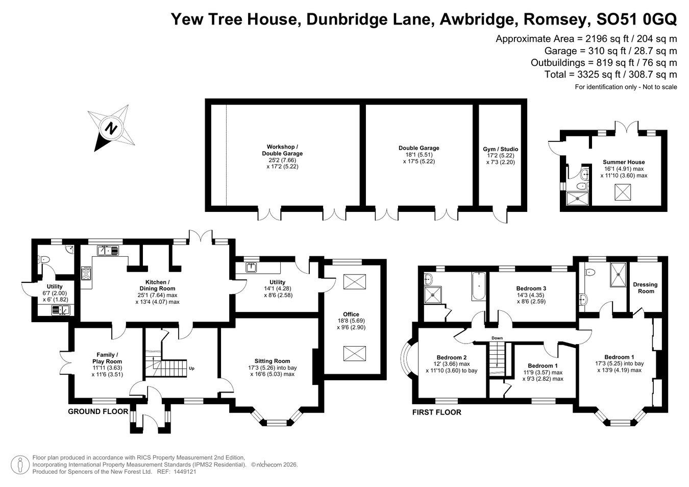 Yew Tree House, Dunbridge Lane, Romsey floorplan