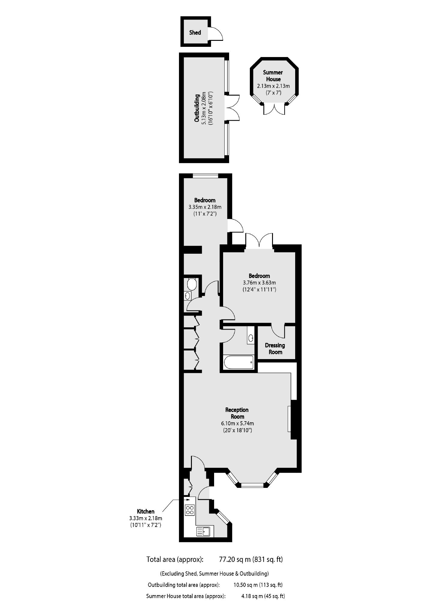 25A, Denning Road, London floorplan