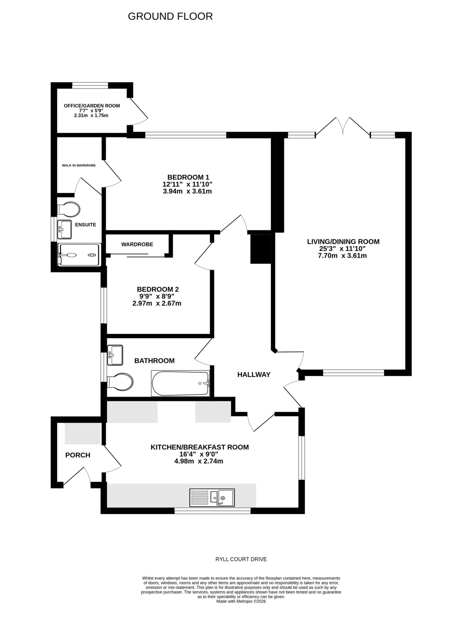 5, Ryll Court Drive, Exmouth floorplan