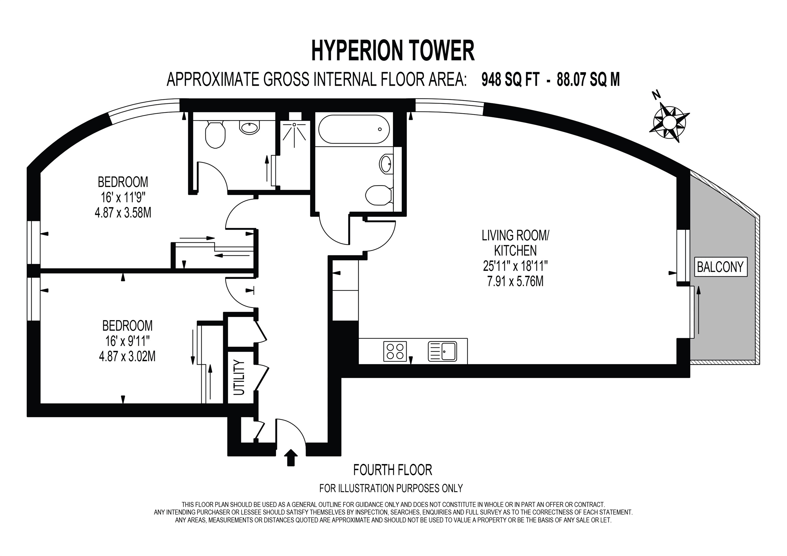 Pump House Crescent, Brentford floorplan