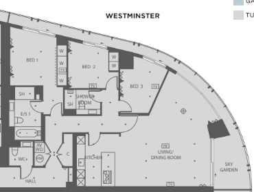 3 Bedrooms Flat to rent in 1 Blackfriars, London SE1