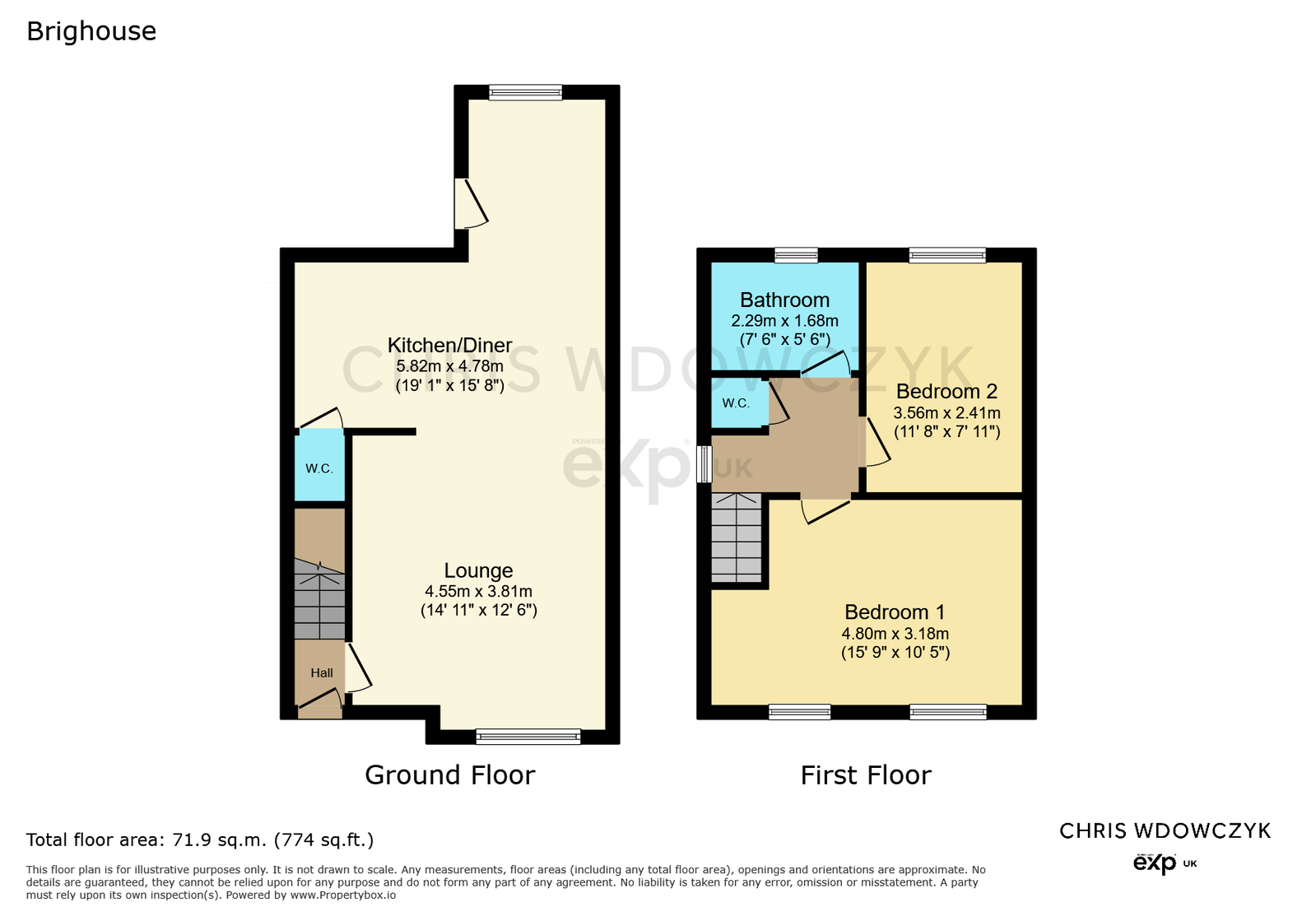15, Carr Street, Brighouse floorplan