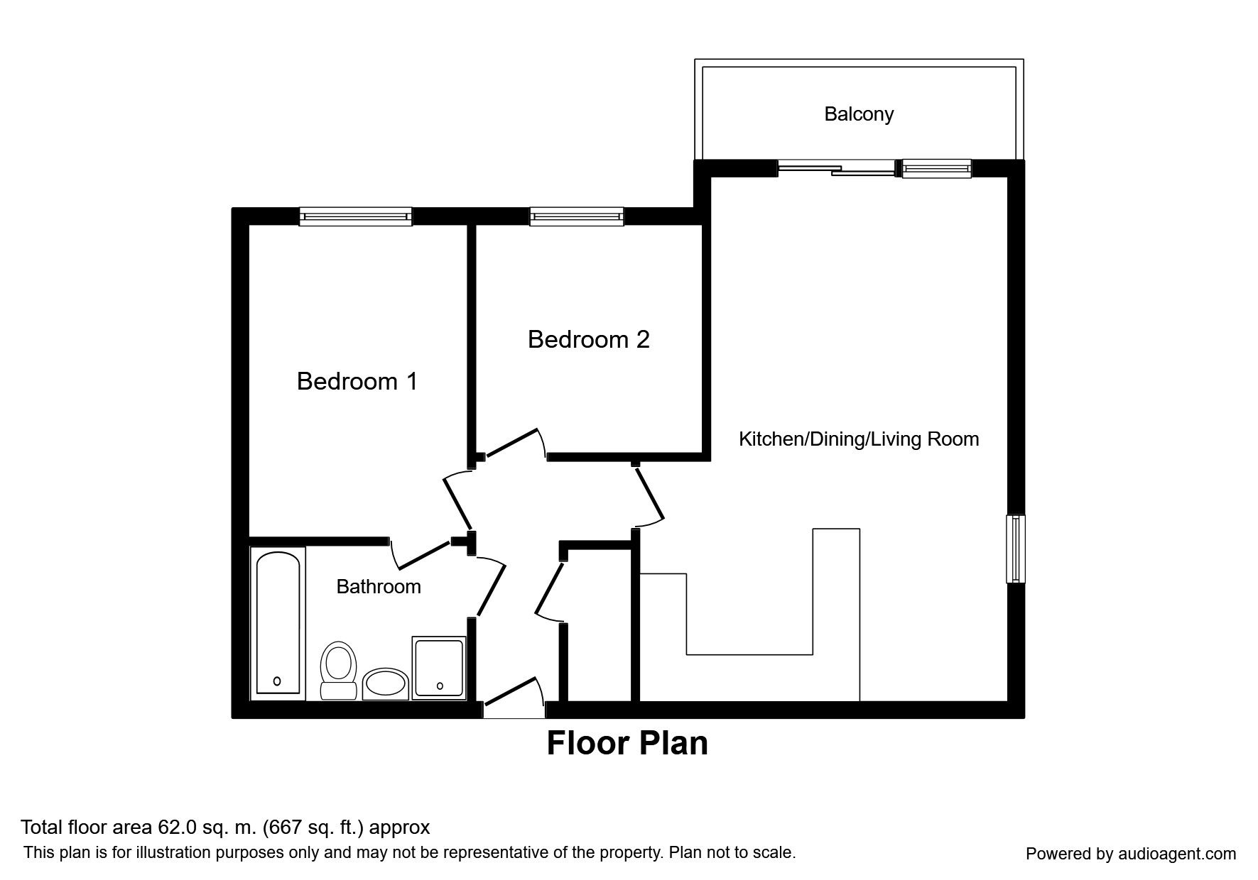 2 Bedrooms Flat for sale in Bridge Road, Prescot L34