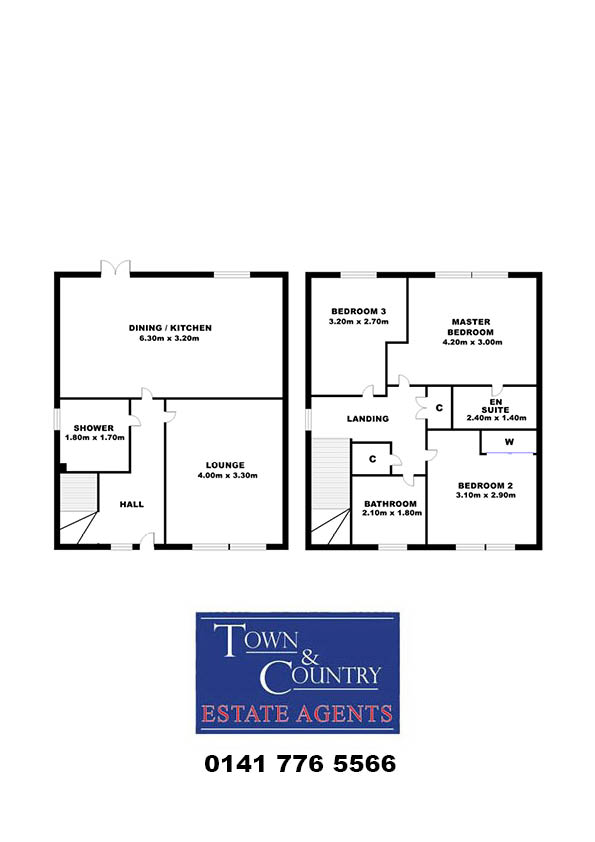 8, Avenue End Drive, Hogganfield floorplan