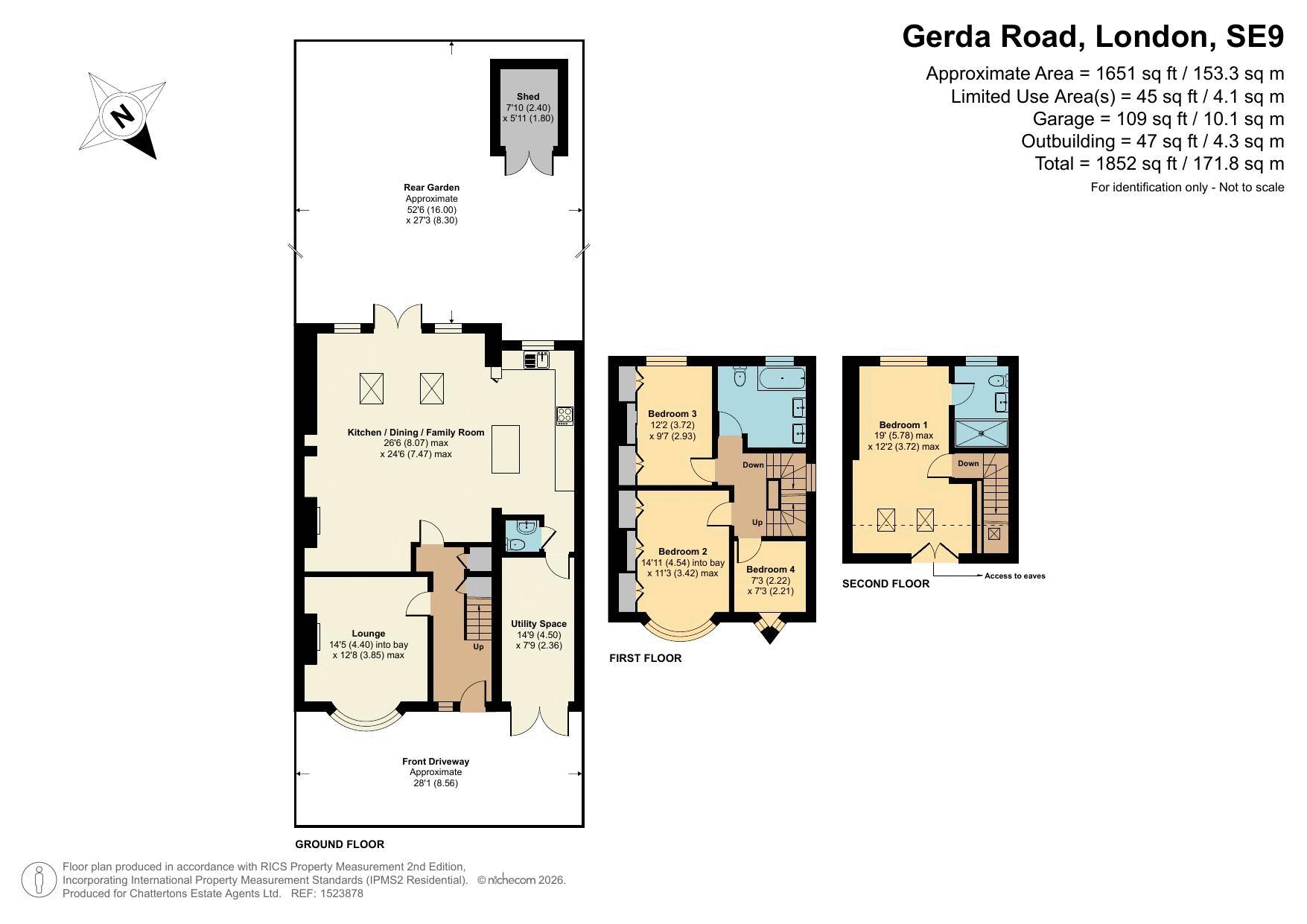 62, Gerda Road, London floorplan