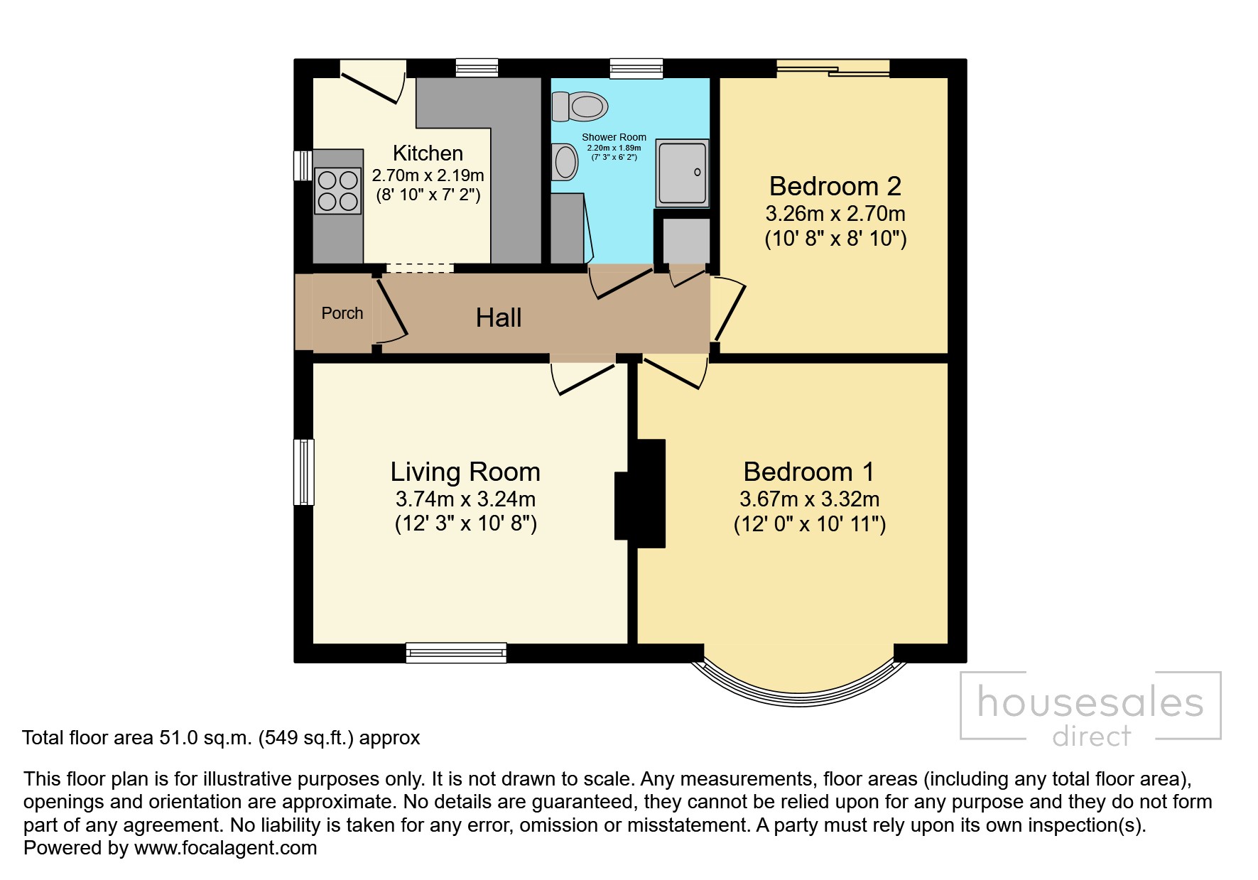 81, Lymington Avenue, Clacton-on-Sea floorplan