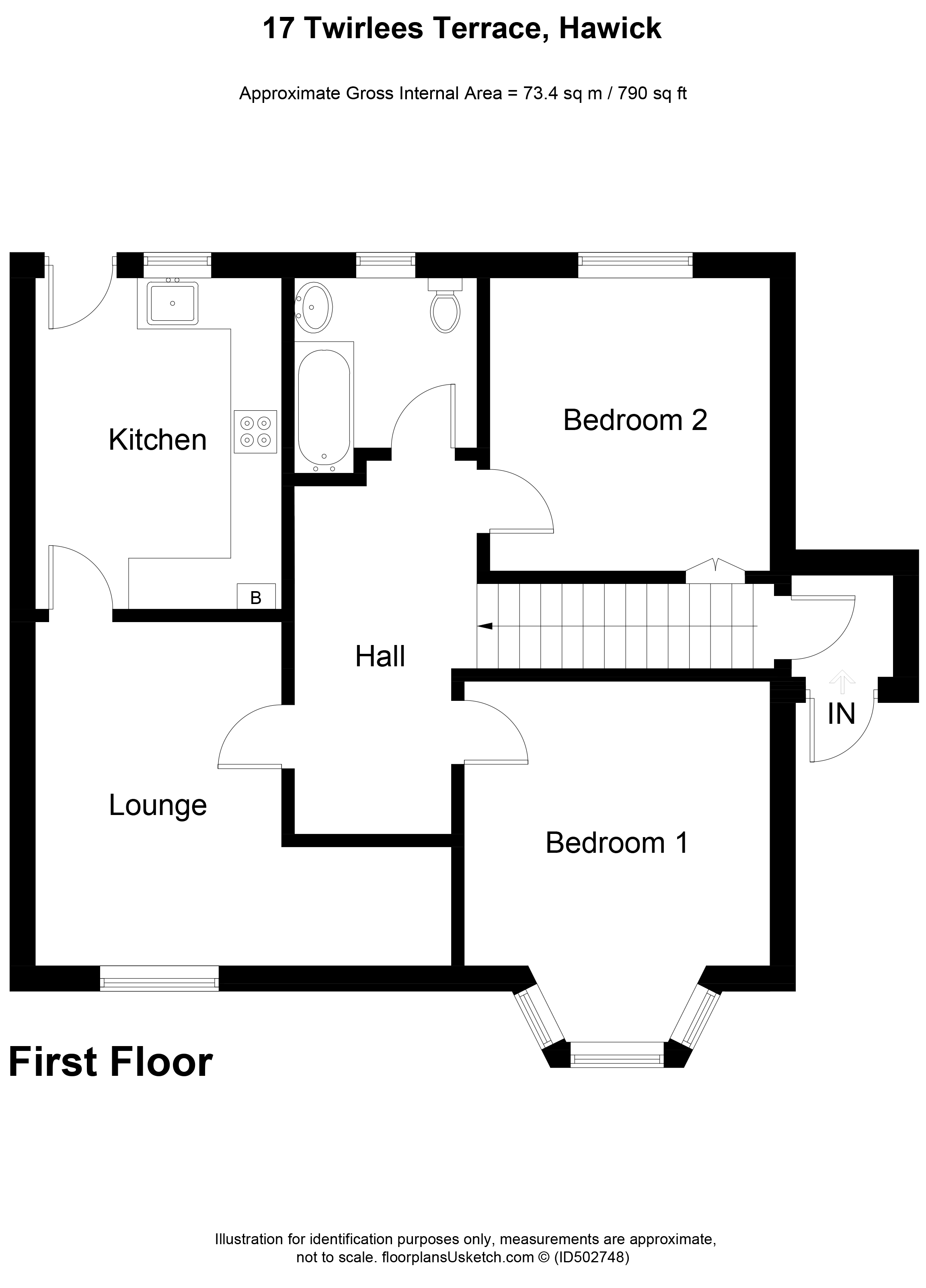 2 Bedrooms Villa for sale in 17 Twirlees Terrace, Hawick TD9