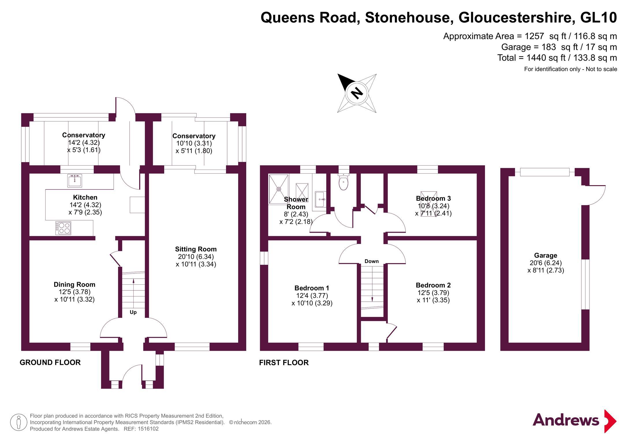 37, Queens Road, Gloucestershire floorplan