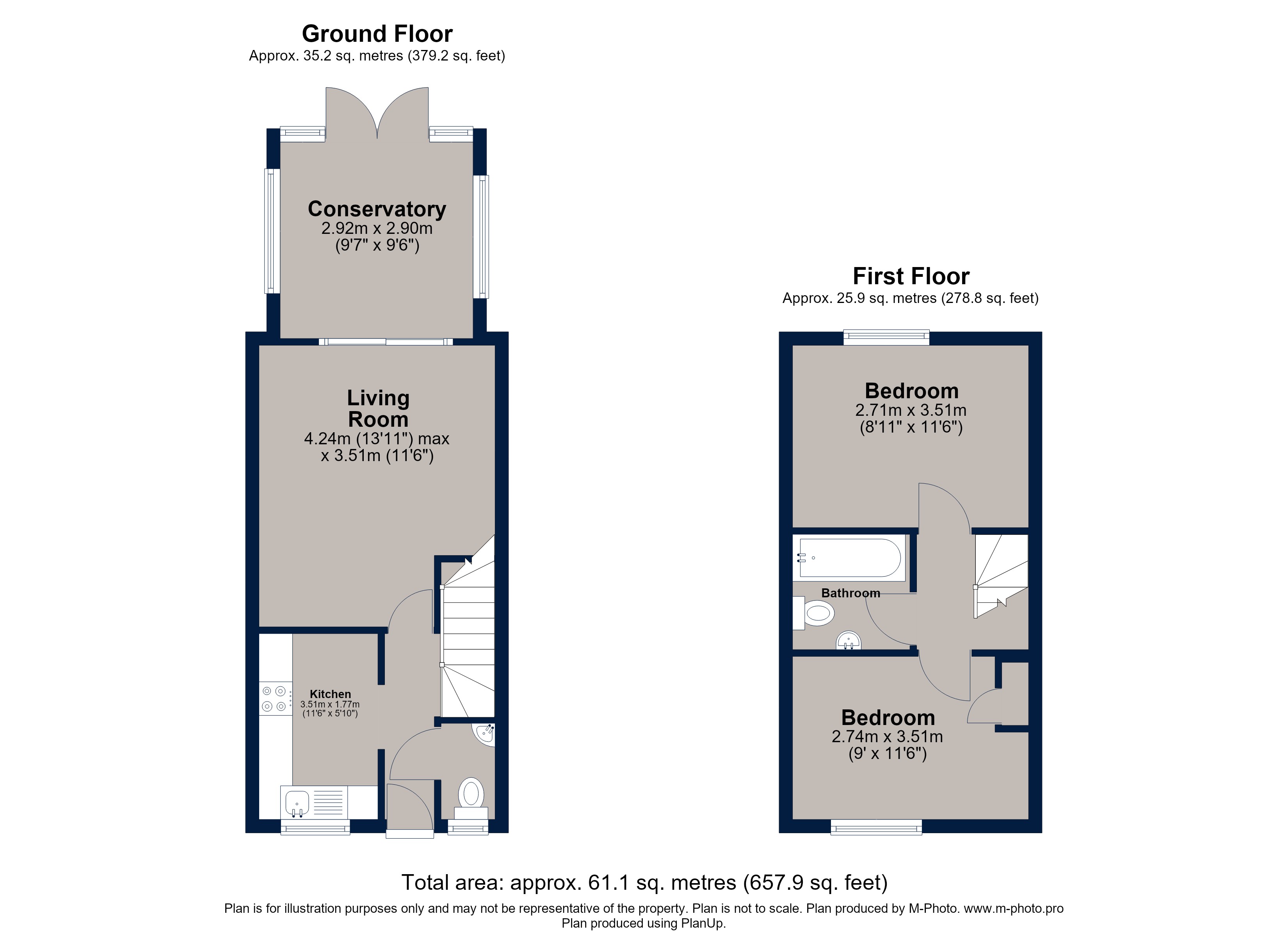3, Harlech Court, Thrapston floorplan