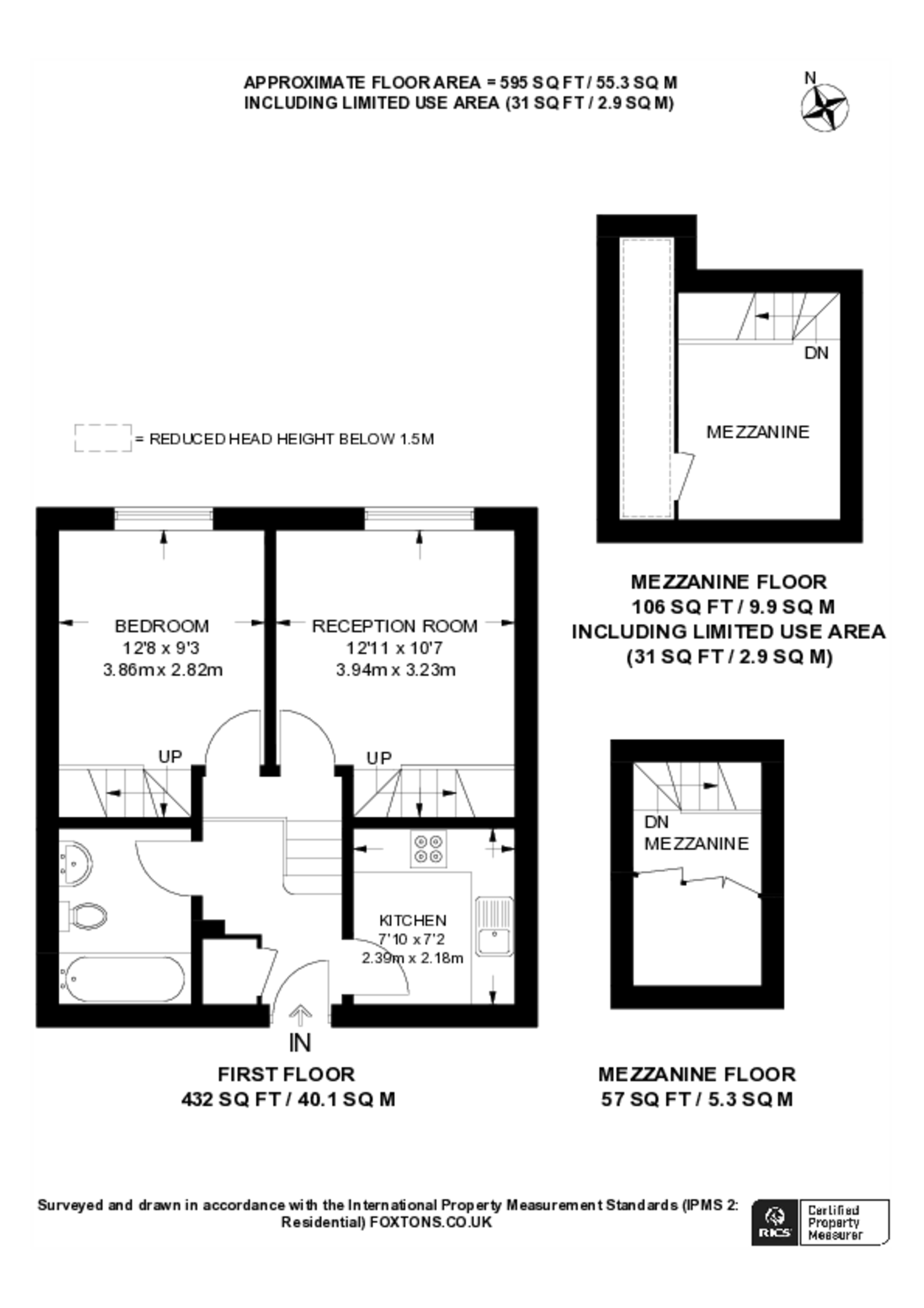 Prescot Street, City floorplan