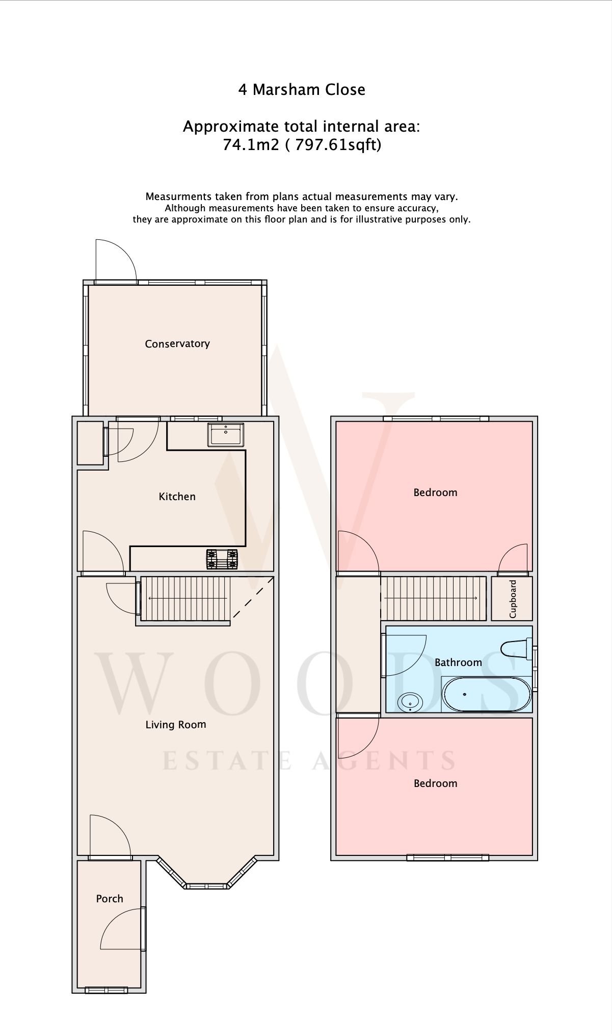 4, Marsham Close, Maidstone floorplan