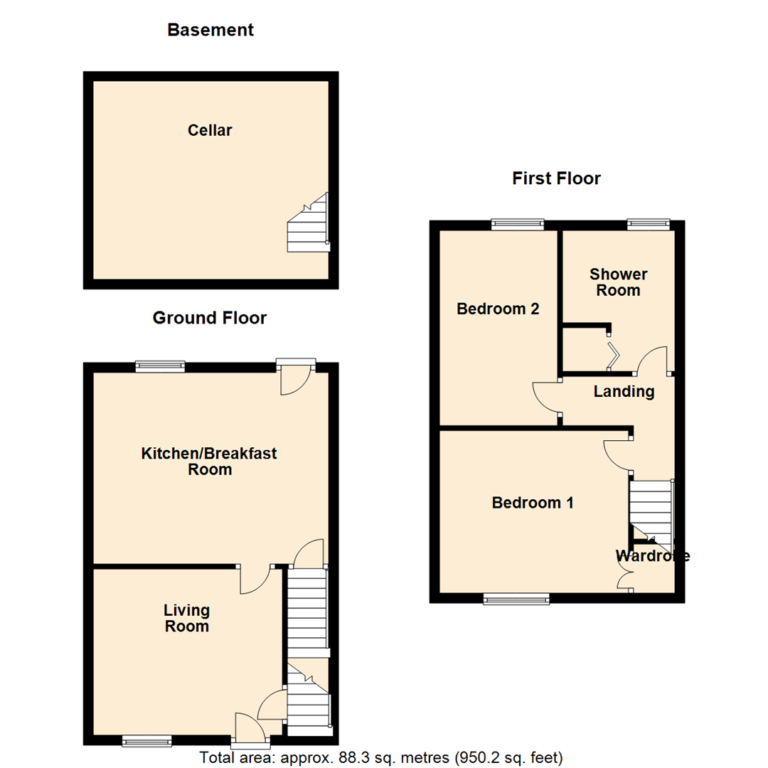 Churchfield Road, Rothwell, Leeds LS26, 2 bedroom terraced house for