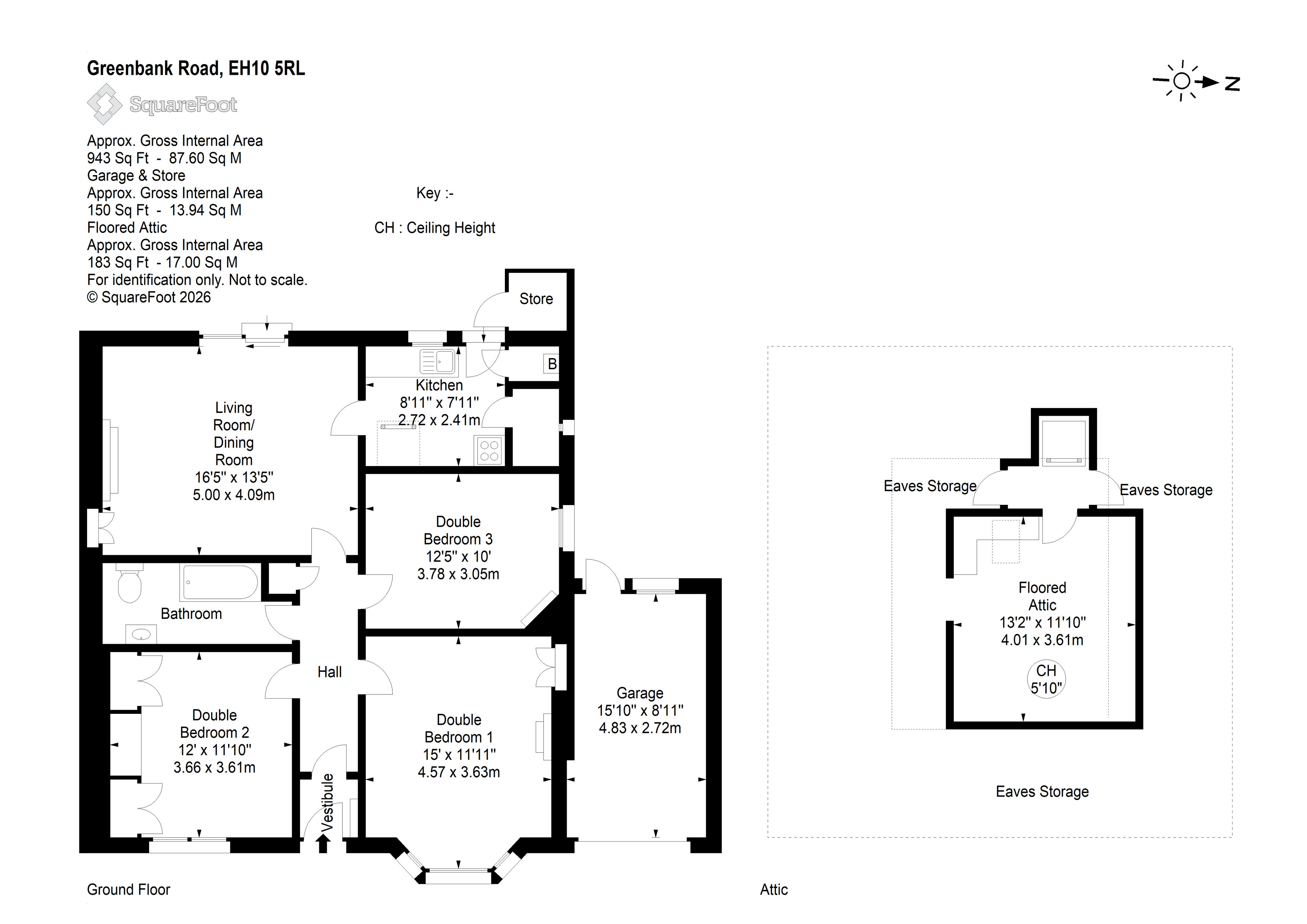 102, Greenbank Road, Edinburgh floorplan