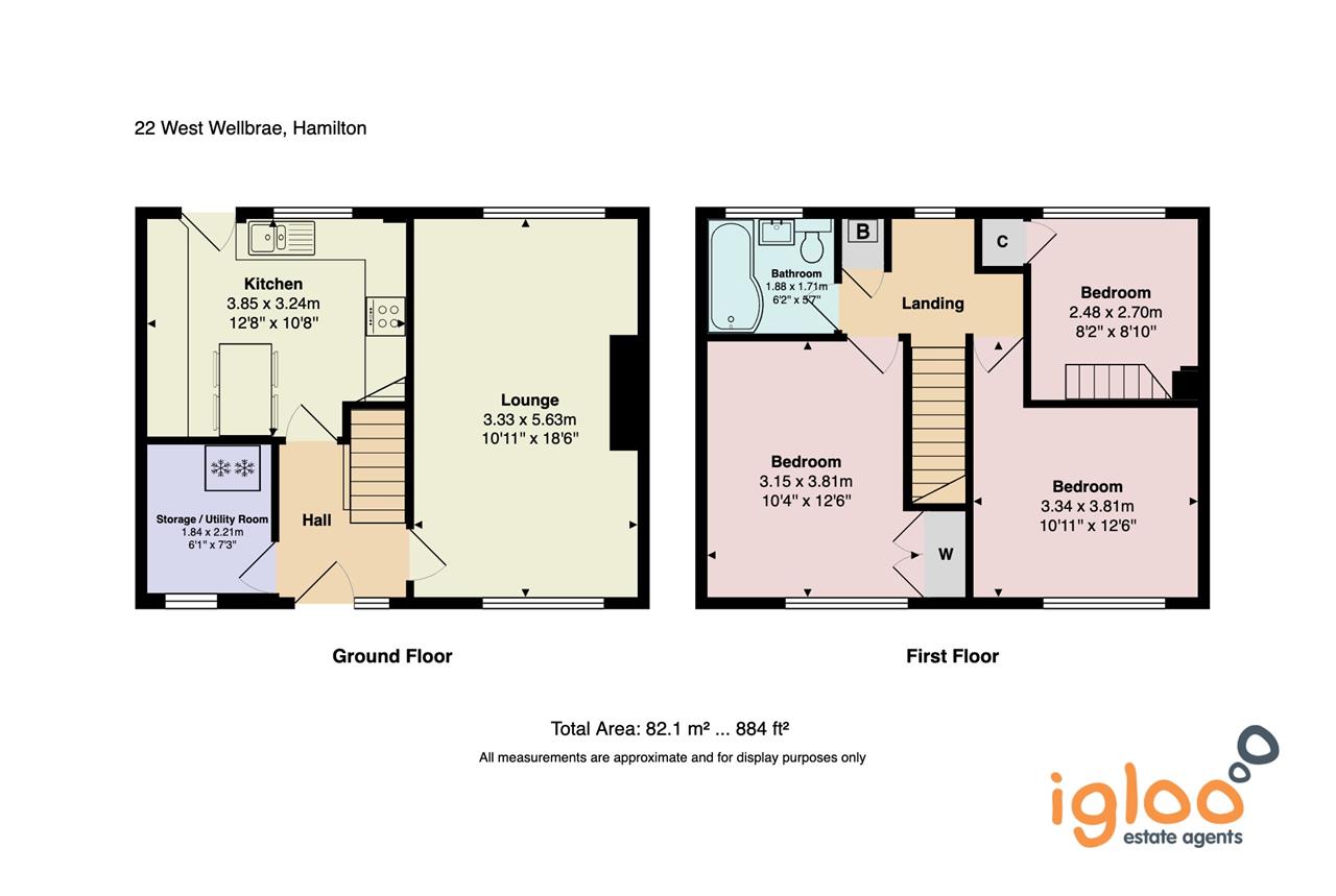 22, West Wellbrae Crescent, Hamilton floorplan