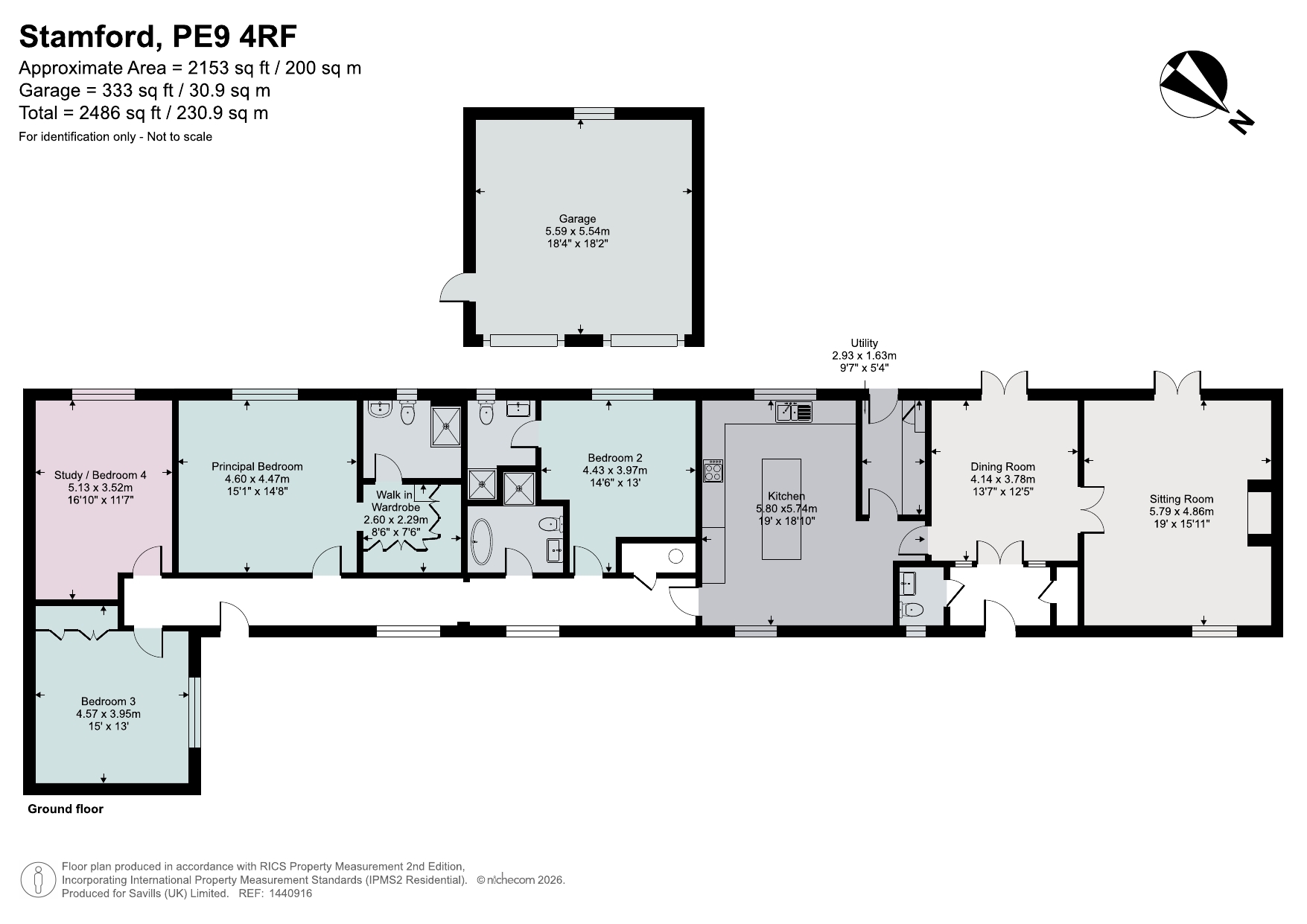 Manor Garden Barn, 7, Searson Close, Stamford floorplan