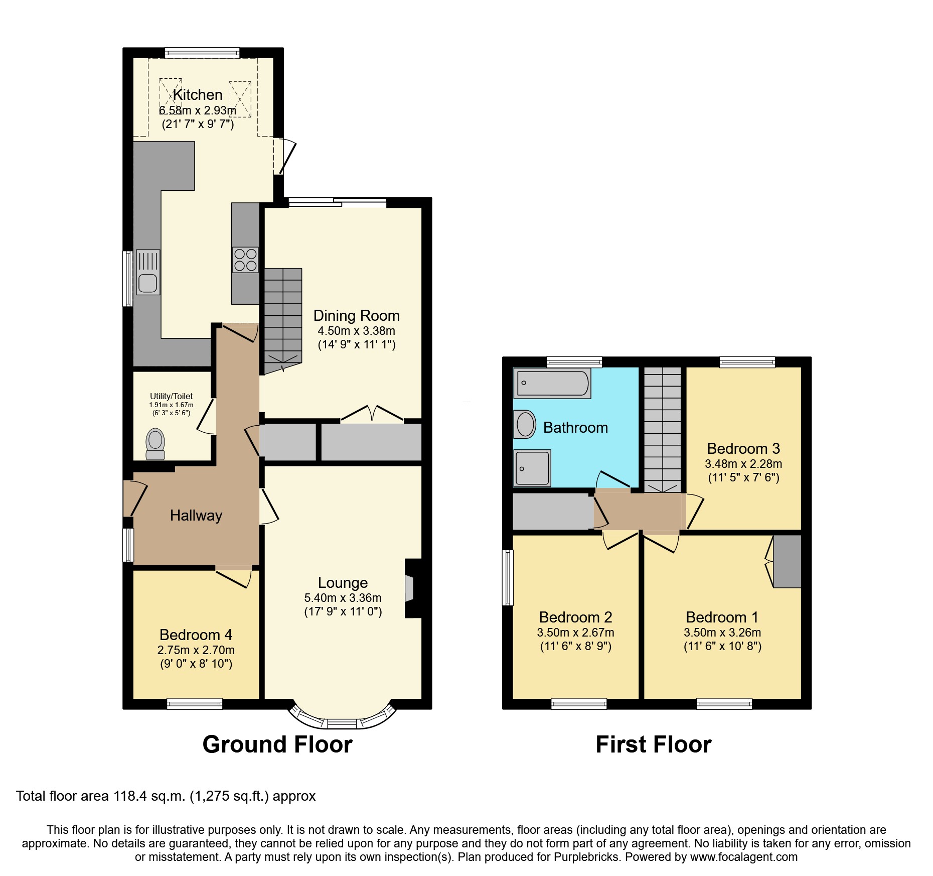 1, Whitehall Close, Waltham Abbey floorplan