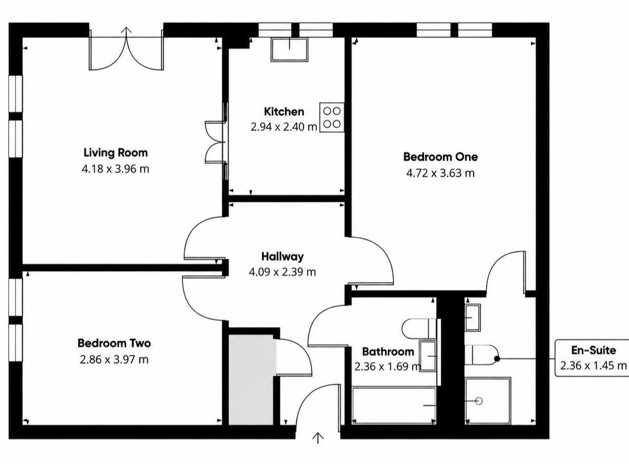 Apartment 32, 32, Boughton Hall, Cheshire floorplan