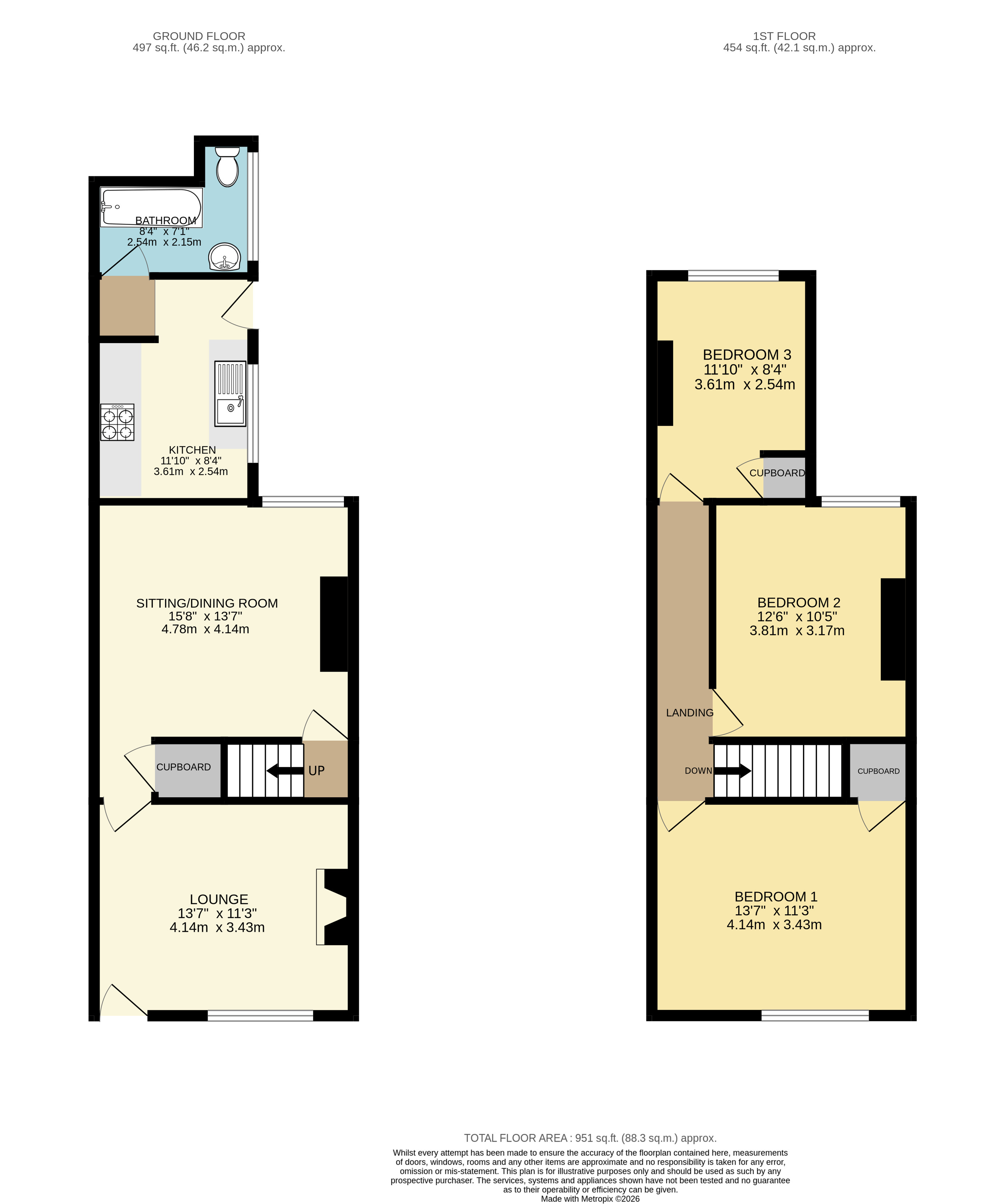 104, Lordens Hill, Sheffield floorplan