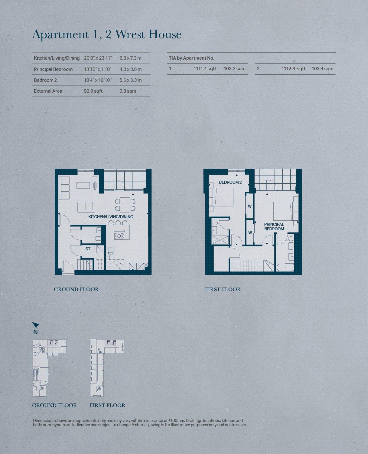 Flat 1, Wrest House,, The Claves, Millbrook Park floorplan