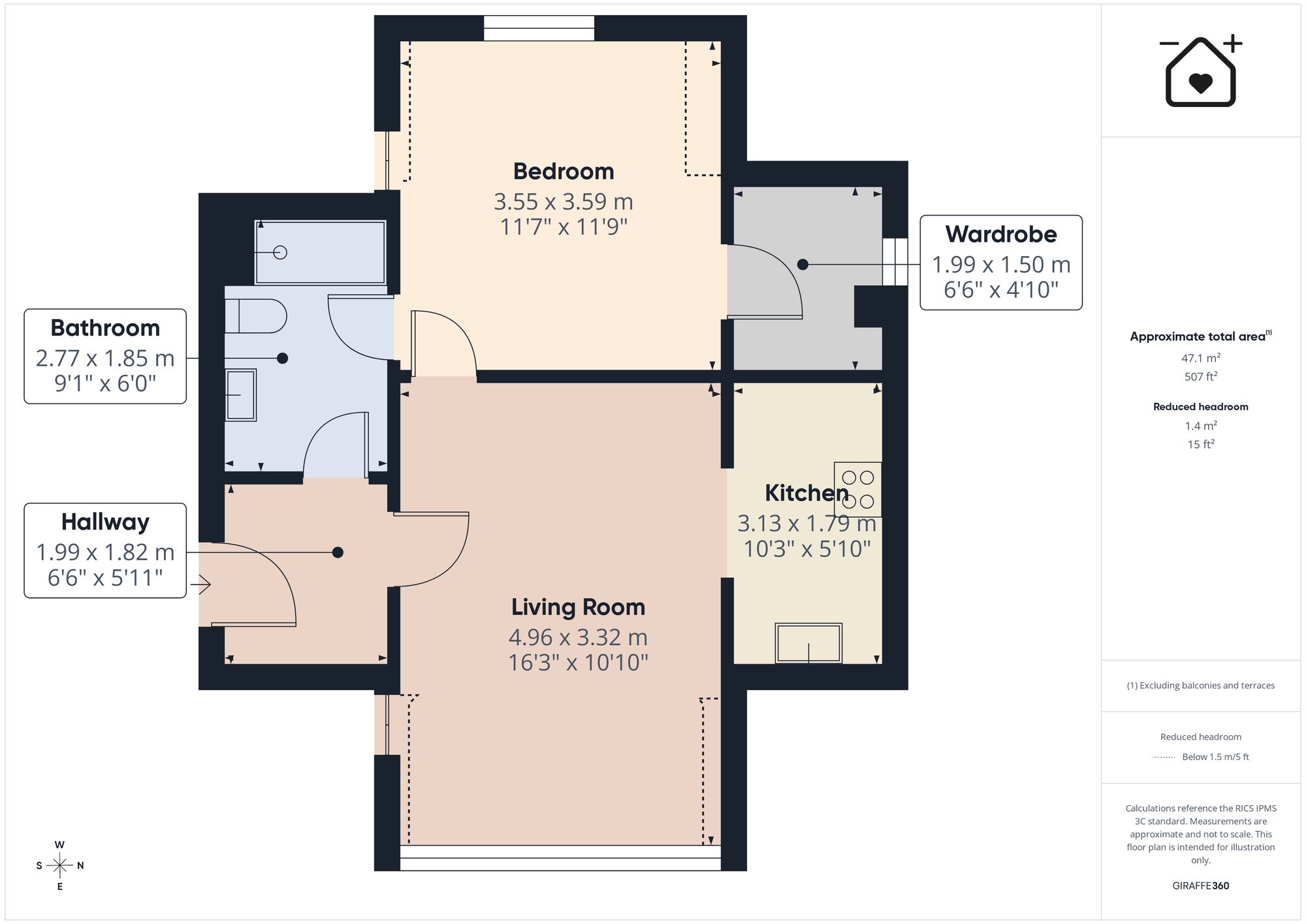 45, Gaddarn Reach, Neyland, SA73 floorplan