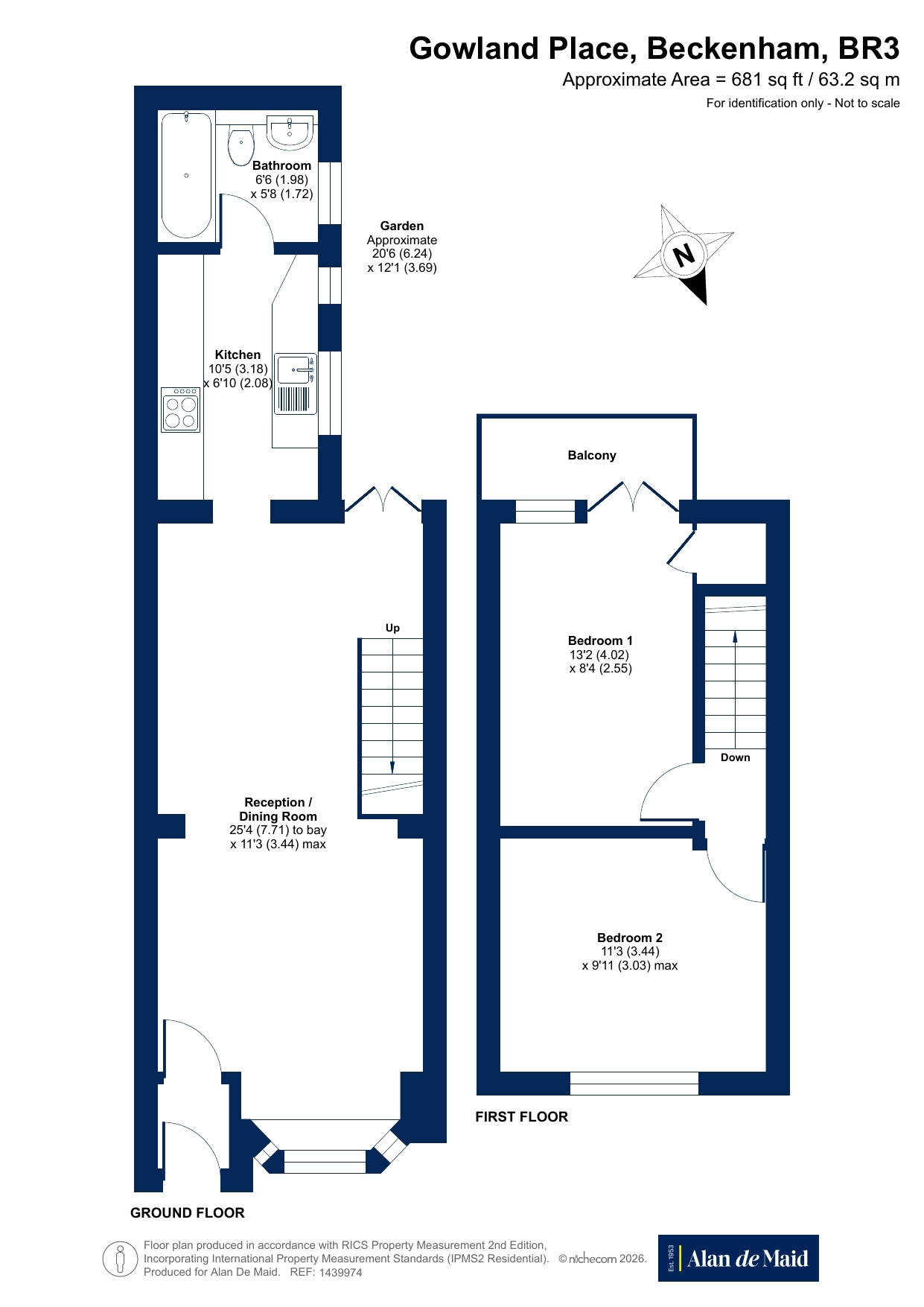 10, Gowland Place, Beckenham floorplan