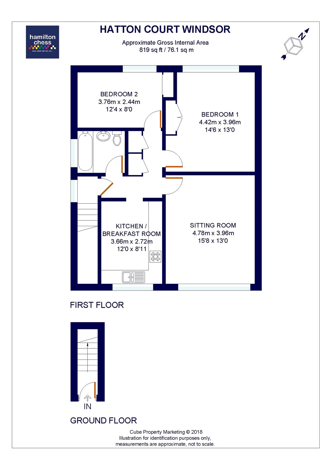 2 Bedrooms Flat for sale in Hatton Court, Springfield Road, Windsor, Berkshire SL4