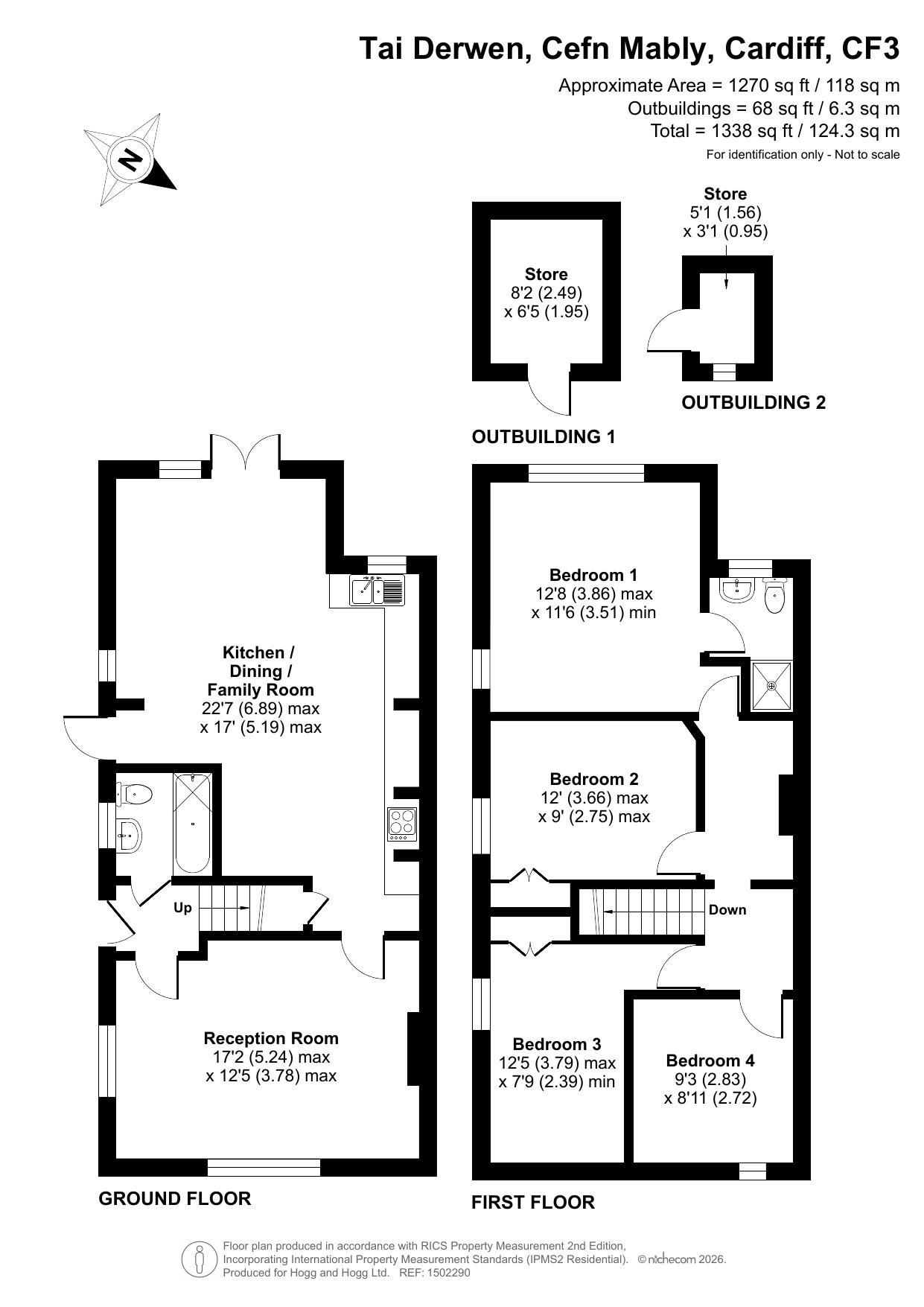 5, Tai Derwen, Cardiff floorplan