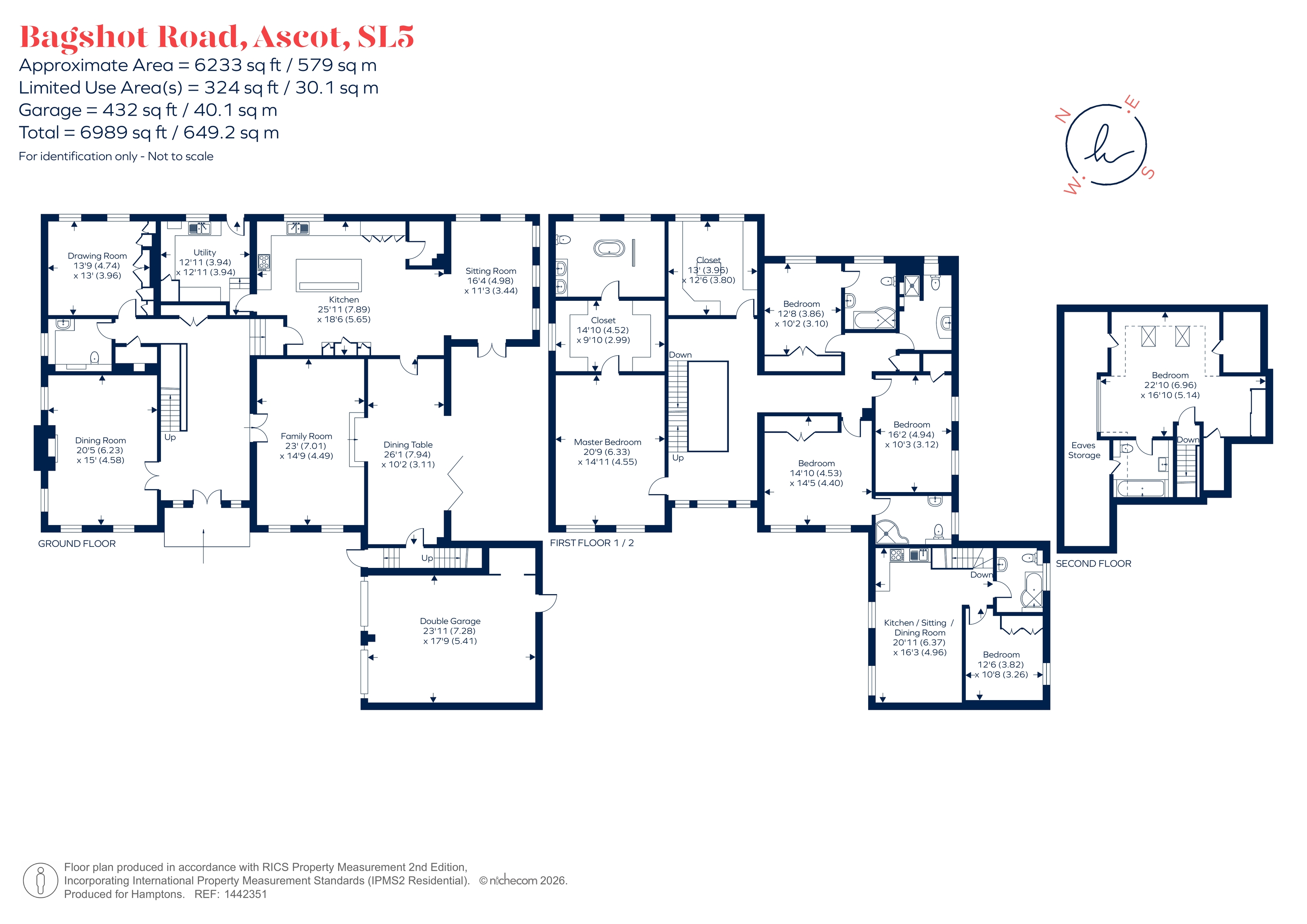 Lion House, Bagshot Road, Ascot floorplan