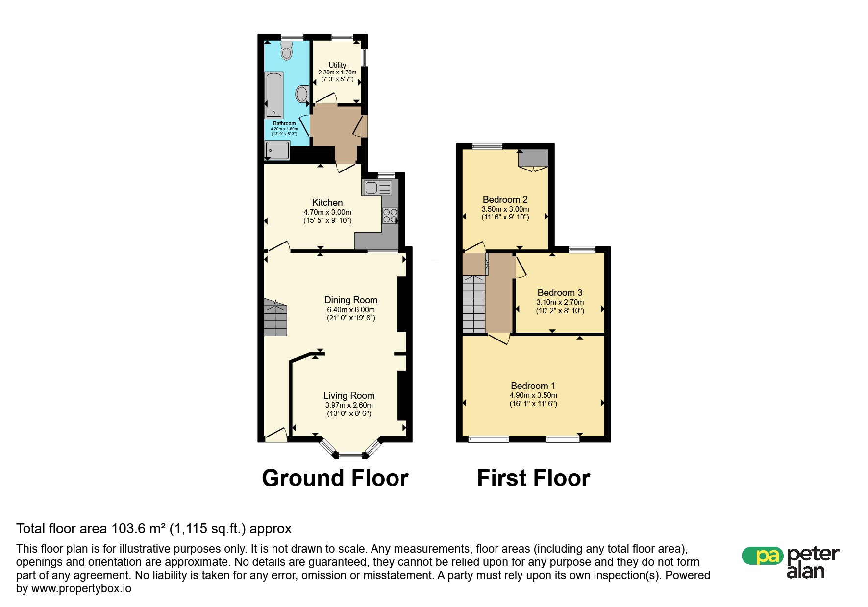18, Clyngwyn Road, Treorchy floorplan