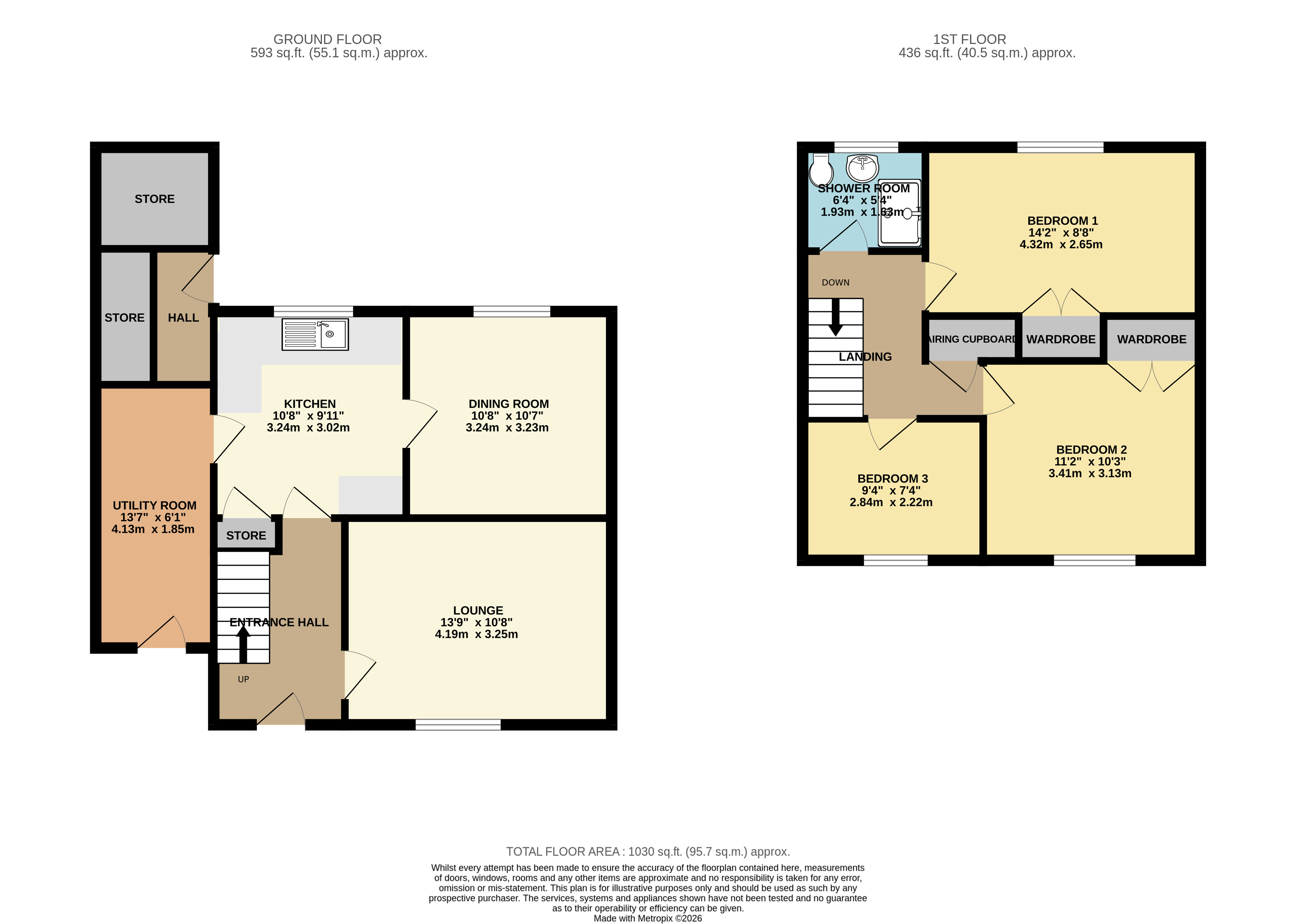 173, Glaisdale Drive West, Nottingham floorplan