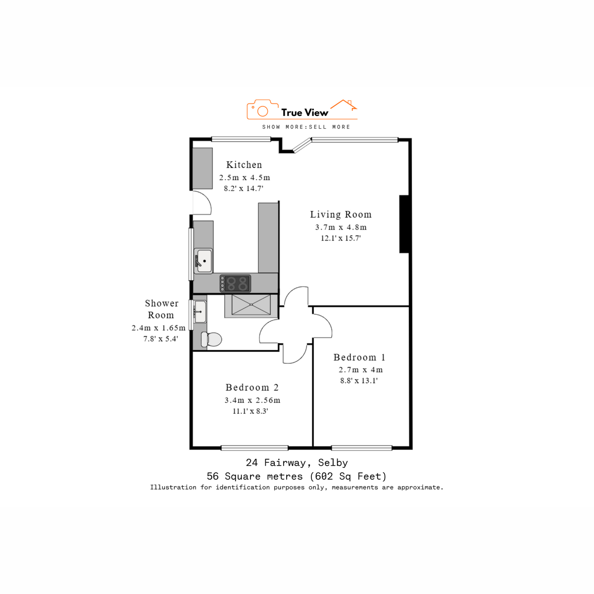 24, Fairway, Selby floorplan